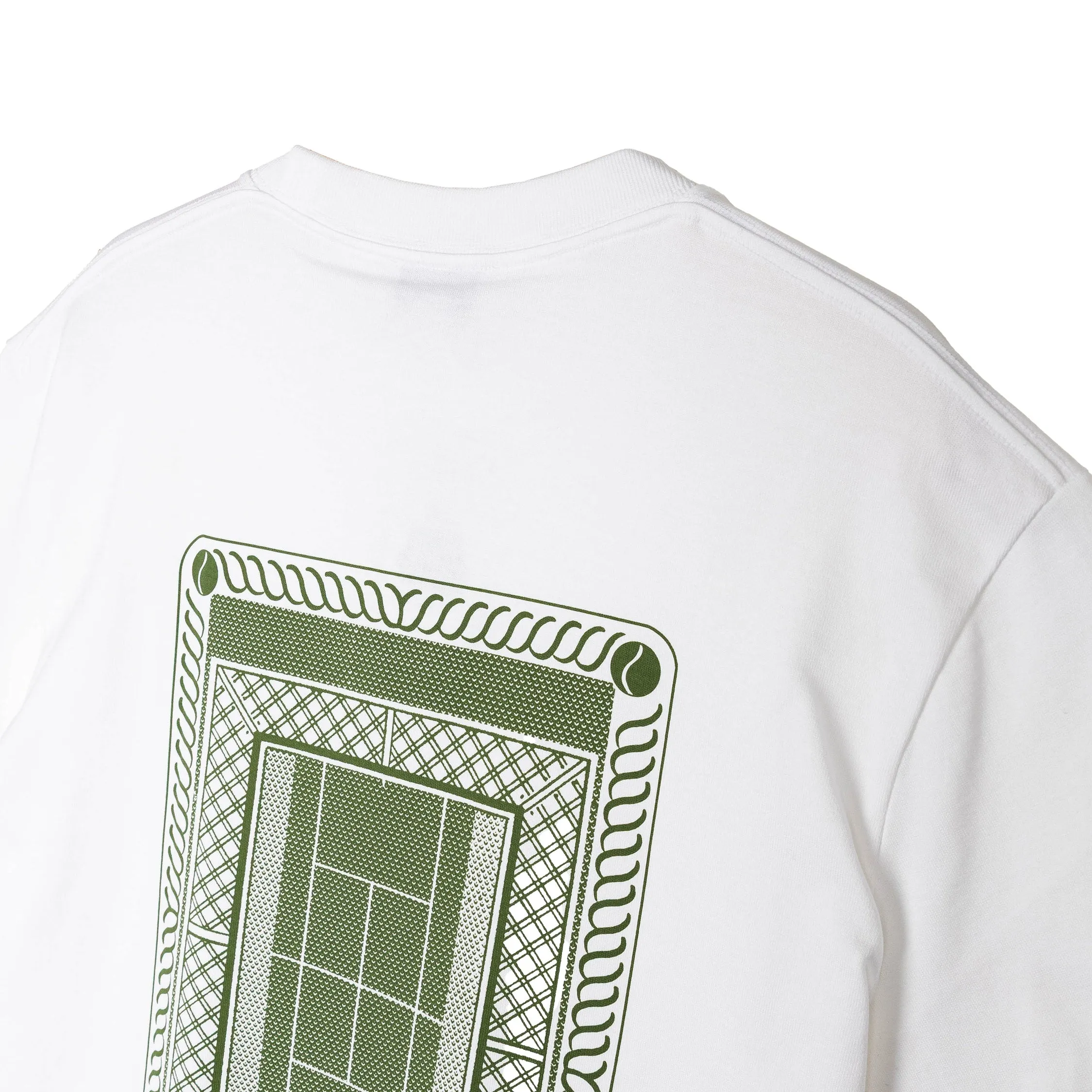 Lacoste Tennis Court Print T-Shirt sold by Asphalt Gold product image thumbnail 4