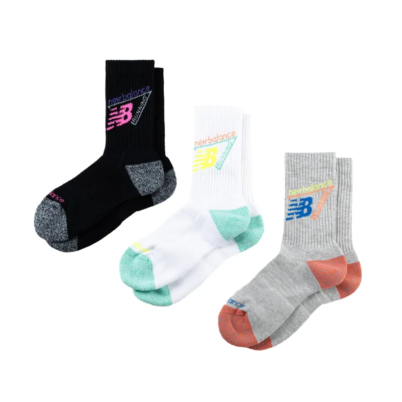 New Balance Active Graphic Crew Socks 3 Pack made by New Balance