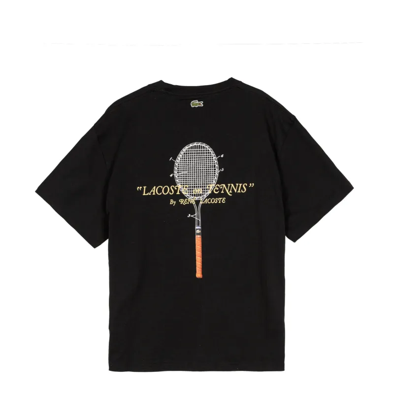 Lacoste Embroidered Cotton T-Shirt sold by Asphalt Gold
