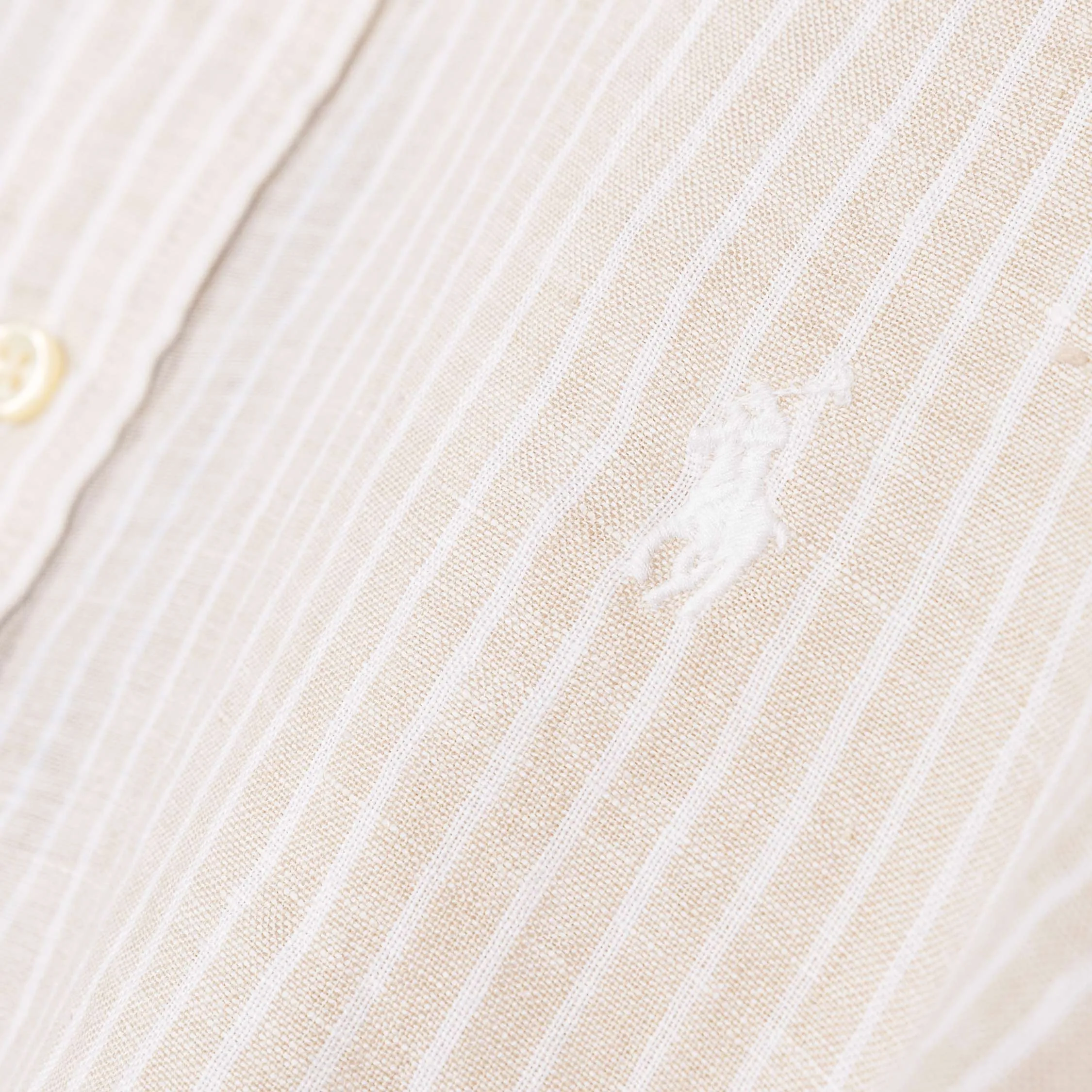 Polo Ralph Lauren Custom Fit Striped Linen Shirt sold by Asphalt Gold product image thumbnail 3
