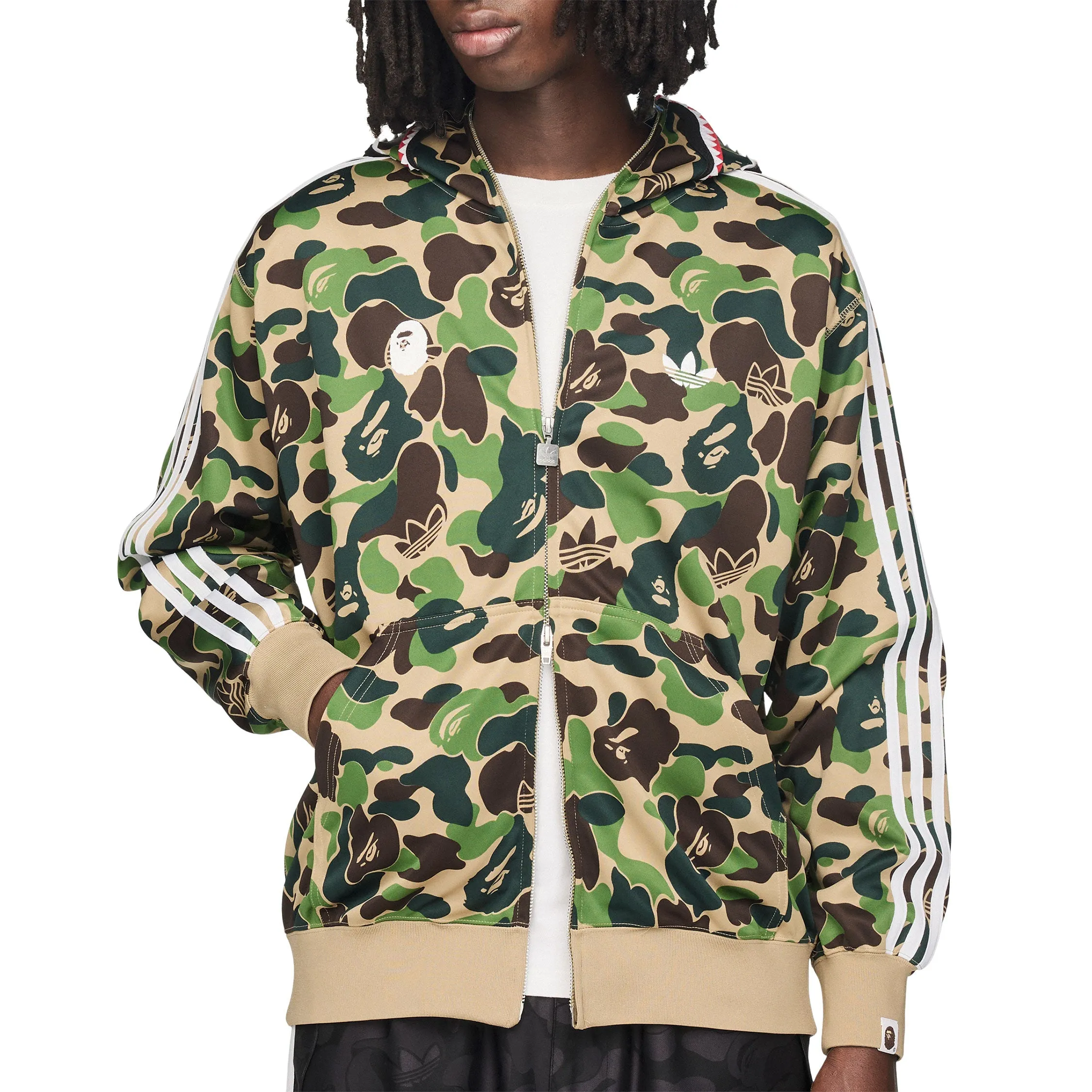 Adidas x Bape Shark Track Hoodie sold by Asphalt Gold product image thumbnail 3