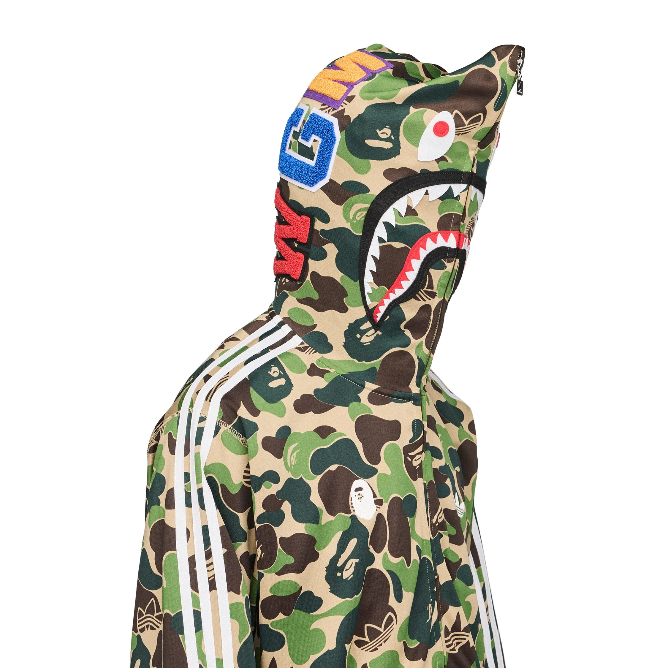 Adidas x Bape Shark Track Hoodie sold by Asphalt Gold product image thumbnail 4