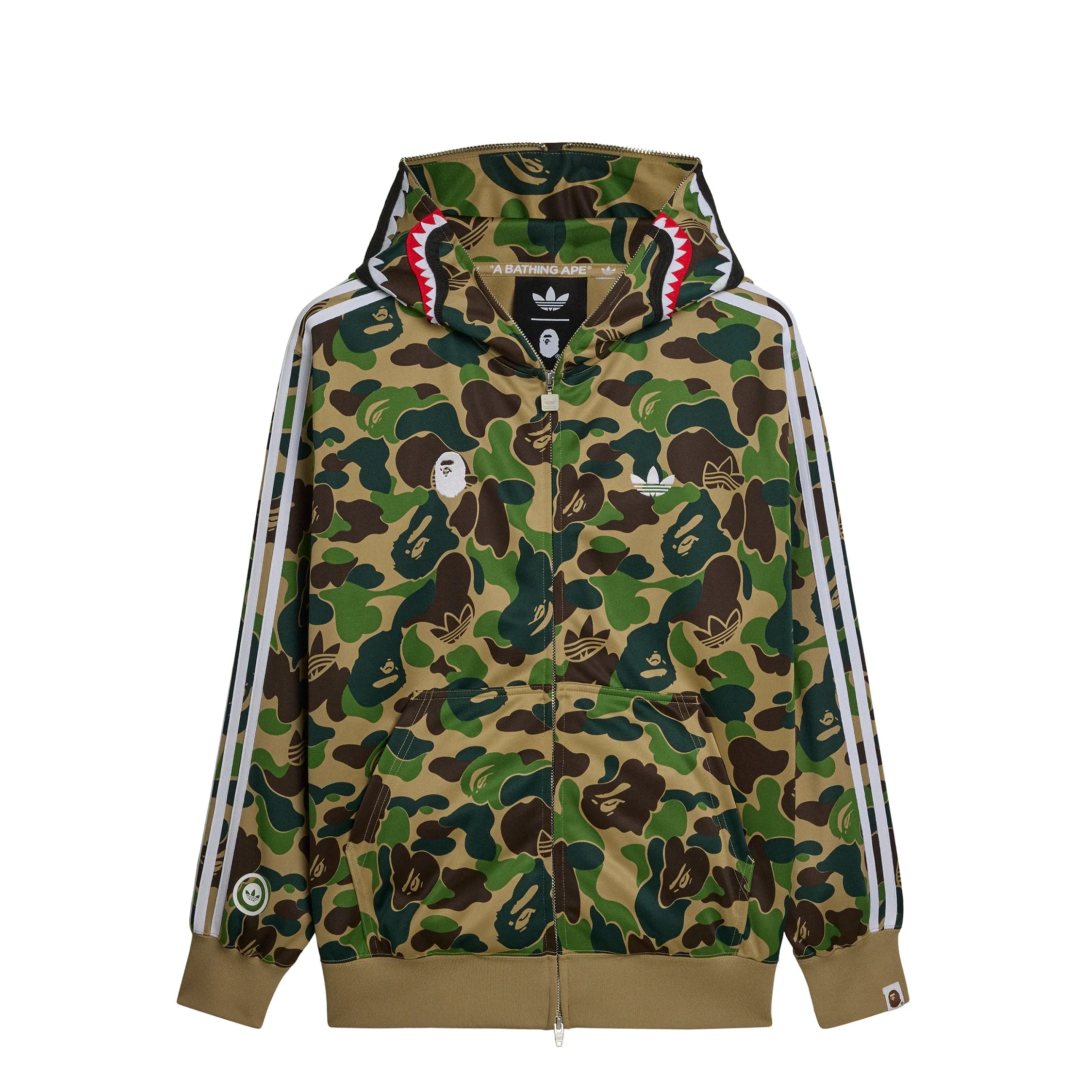 Adidas x Bape Shark Track Hoodie sold by Asphalt Gold