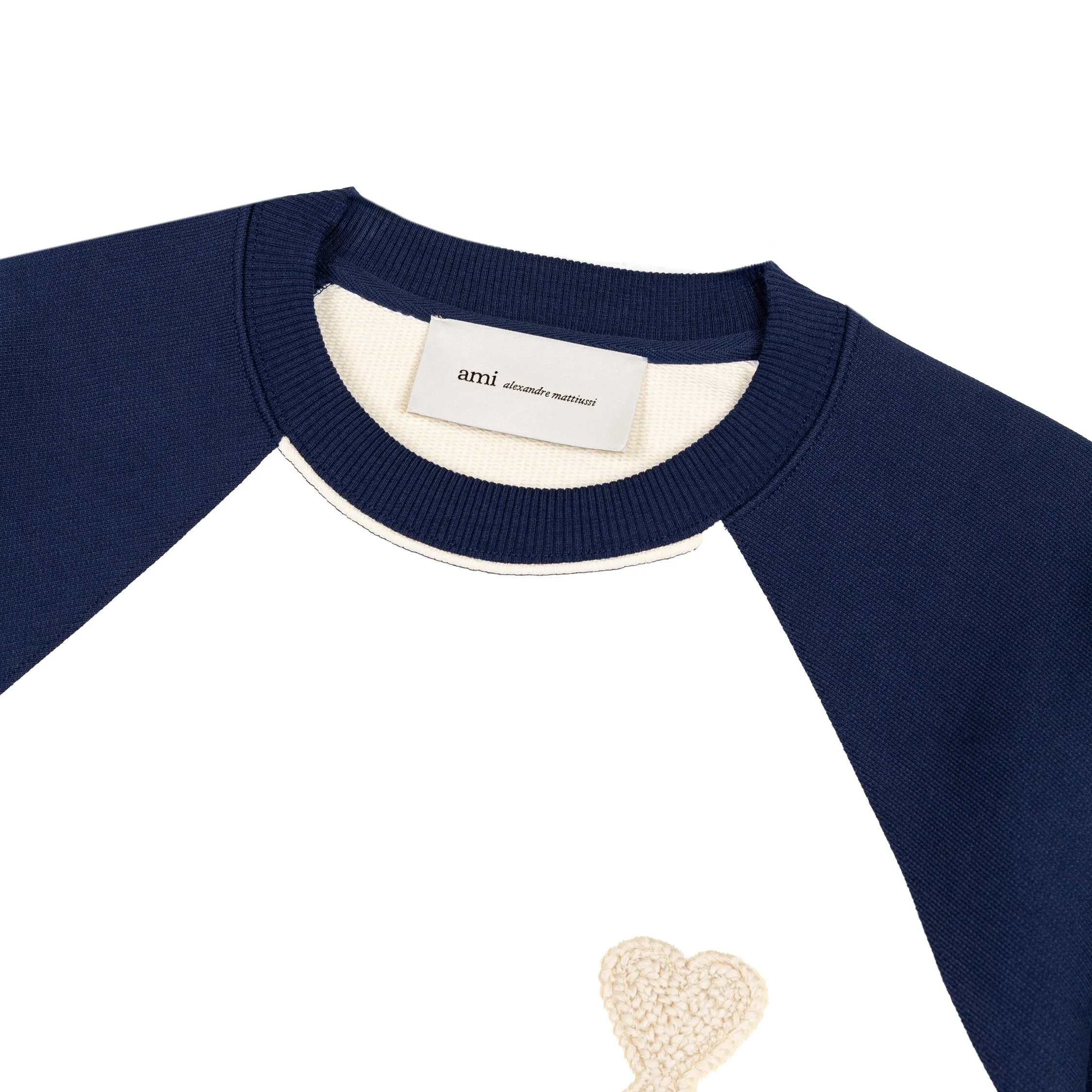 AMI Paris Knitted Ami De Coeur Sweatshirt sold by Asphalt Gold product image thumbnail 2