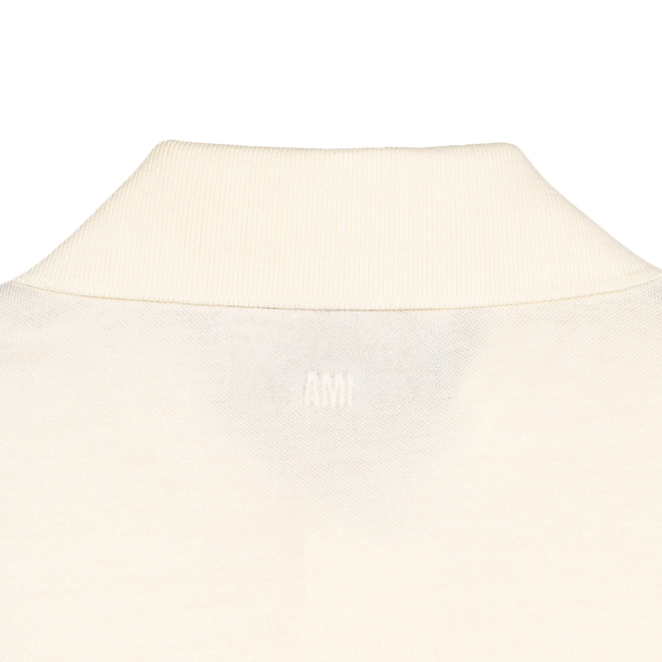 AMI Paris Ami De Coeur Knitted Patch Polo sold by Asphalt Gold product image thumbnail 4