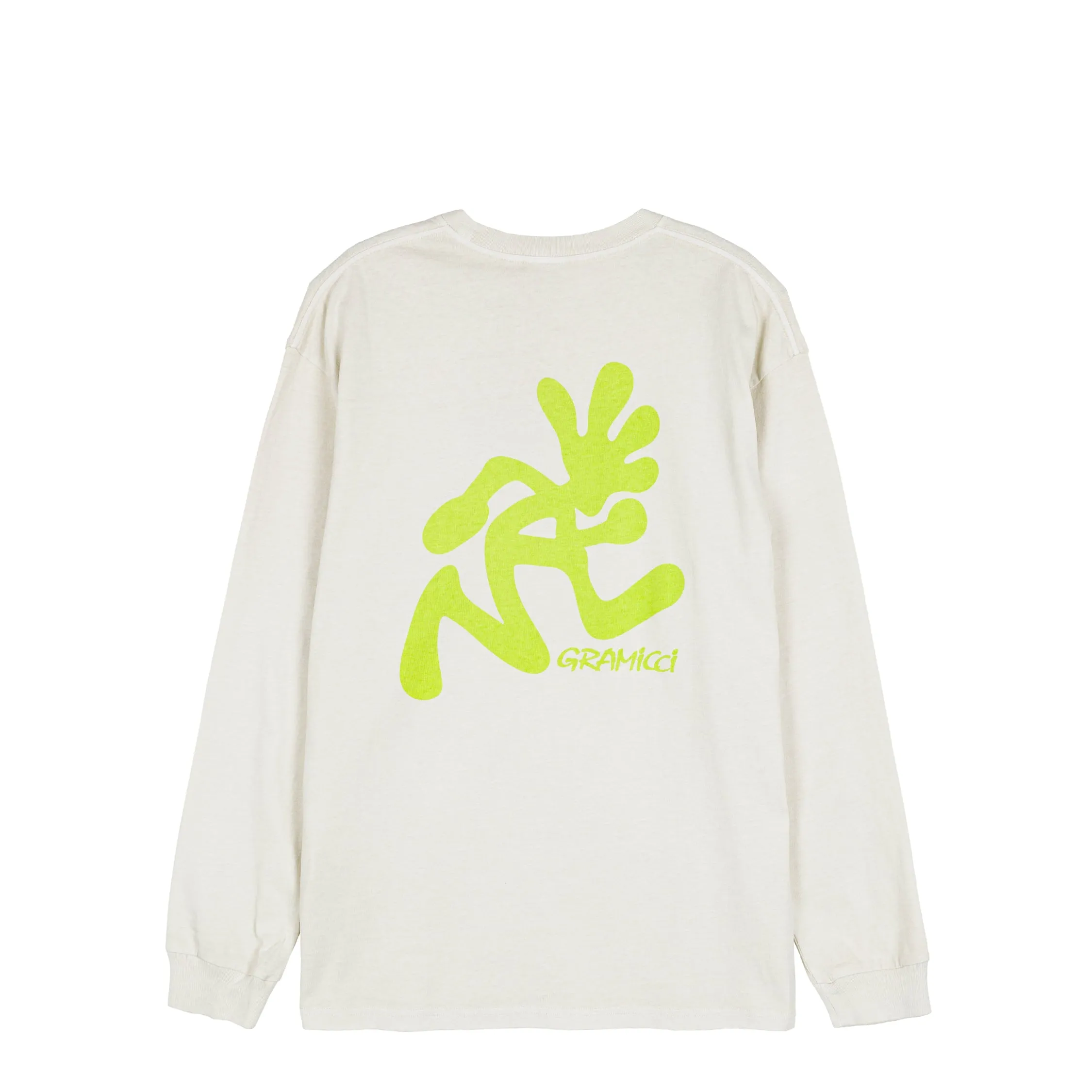 Gramicci Running Man L/S Tee Pigment Dyed sold by Asphalt Gold