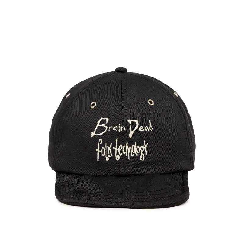 Brain Dead Folk Technology Wire Brim 6 Panel Hat sold by Asphalt Gold