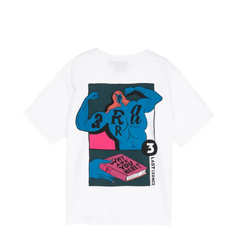 By Parra Why Are You Here T-Shirt made by by Parra