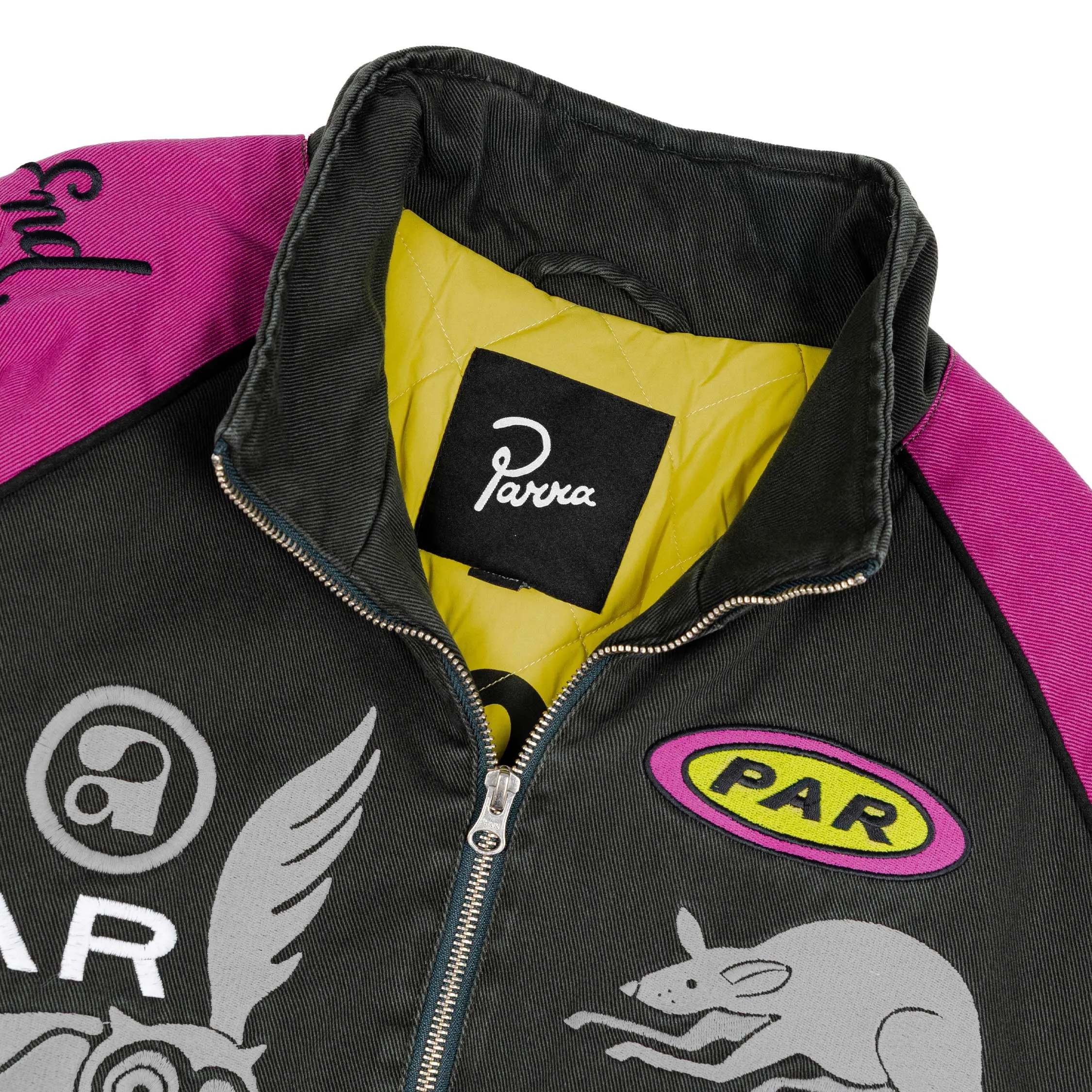 By Parra Owl Meets Rat Racing Jacket sold by Asphalt Gold product image thumbnail 4