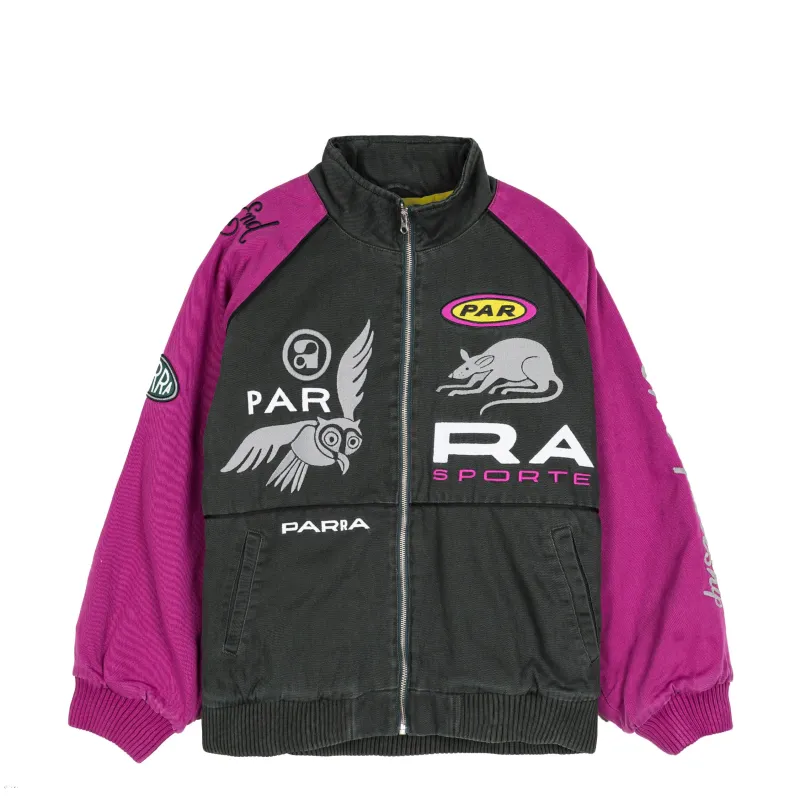 By Parra Owl Meets Rat Racing Jacket made by by Parra