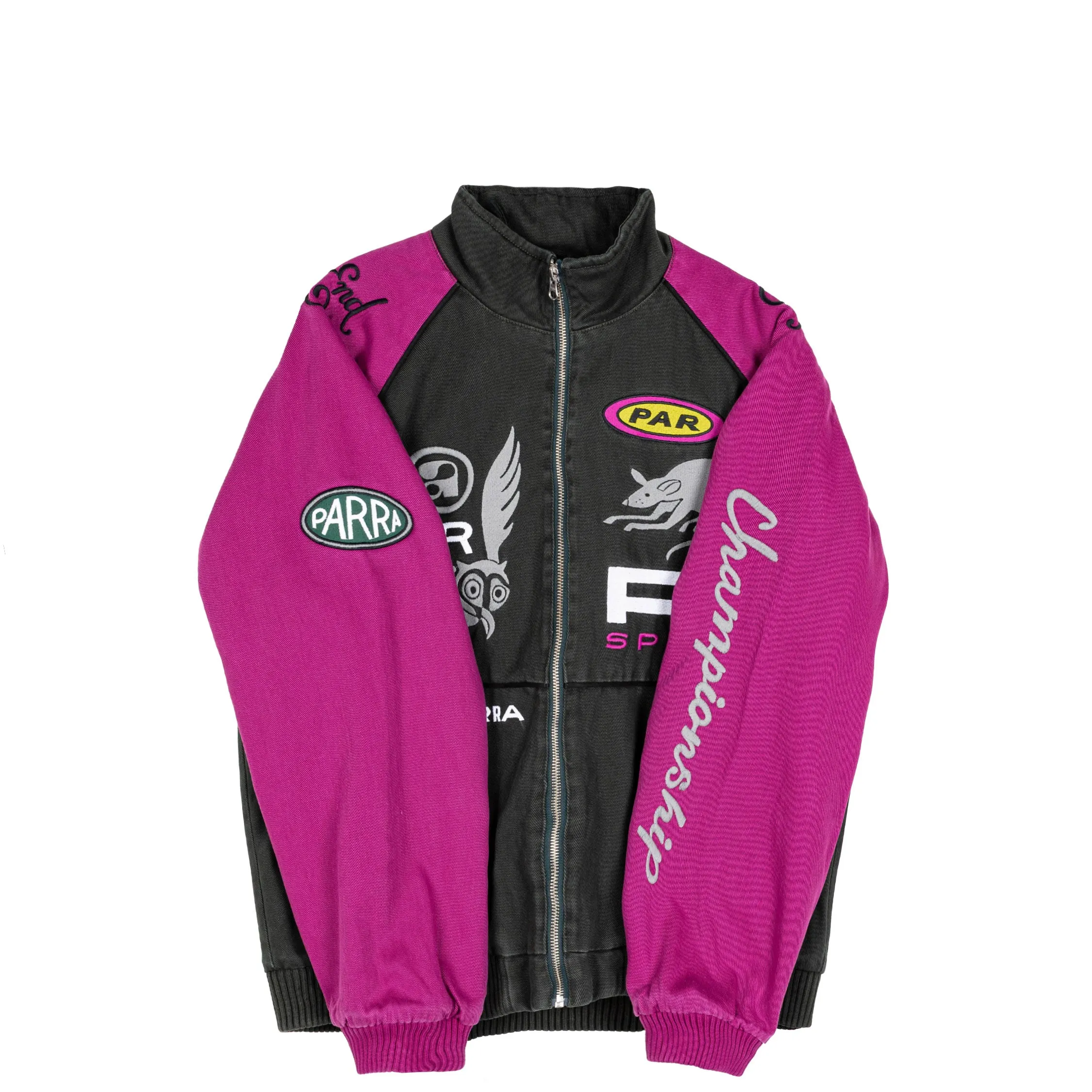 By Parra Owl Meets Rat Racing Jacket sold by Asphalt Gold product image thumbnail 3