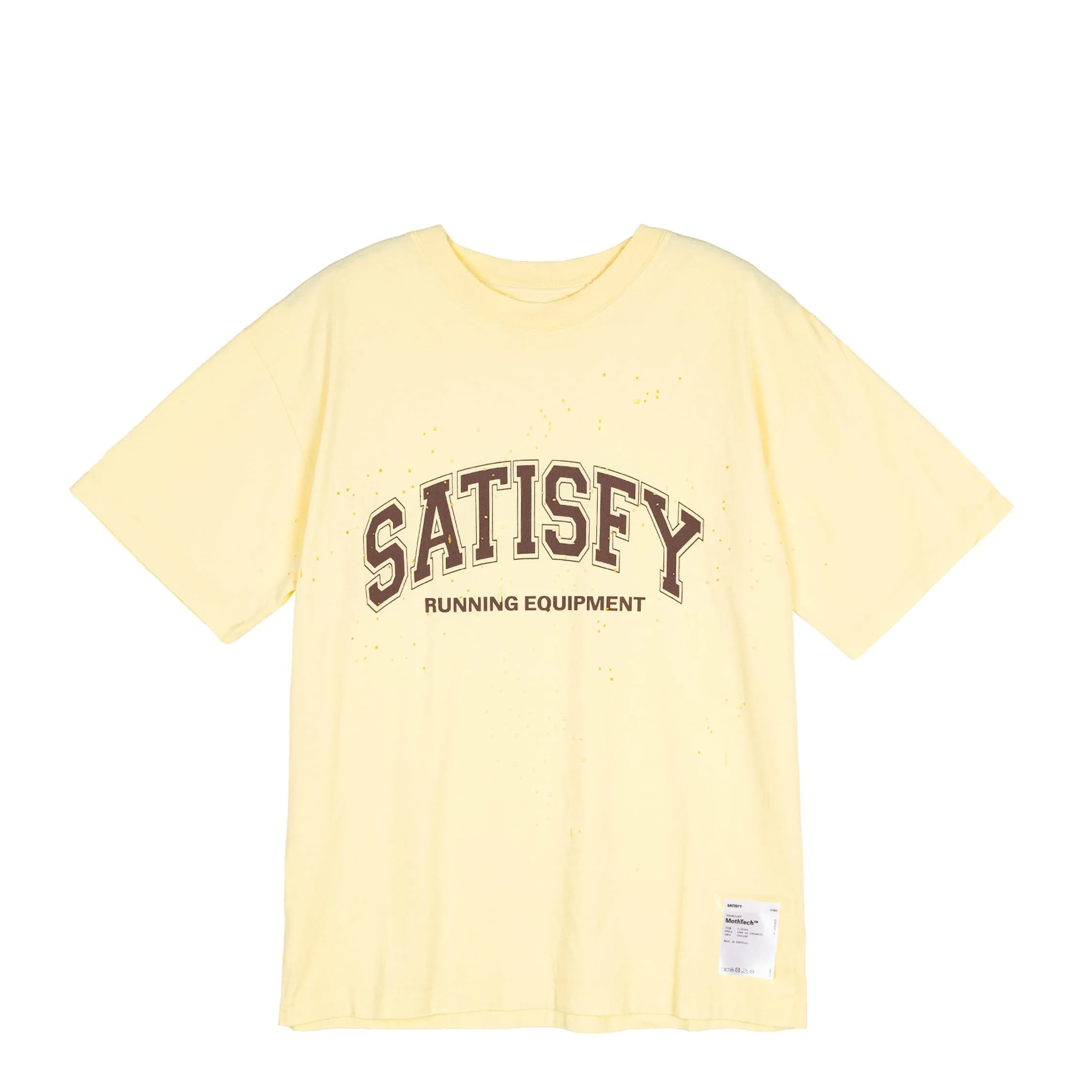 Satisfy MothTech T-Shirt *Varsity Letter* sold by Asphalt Gold