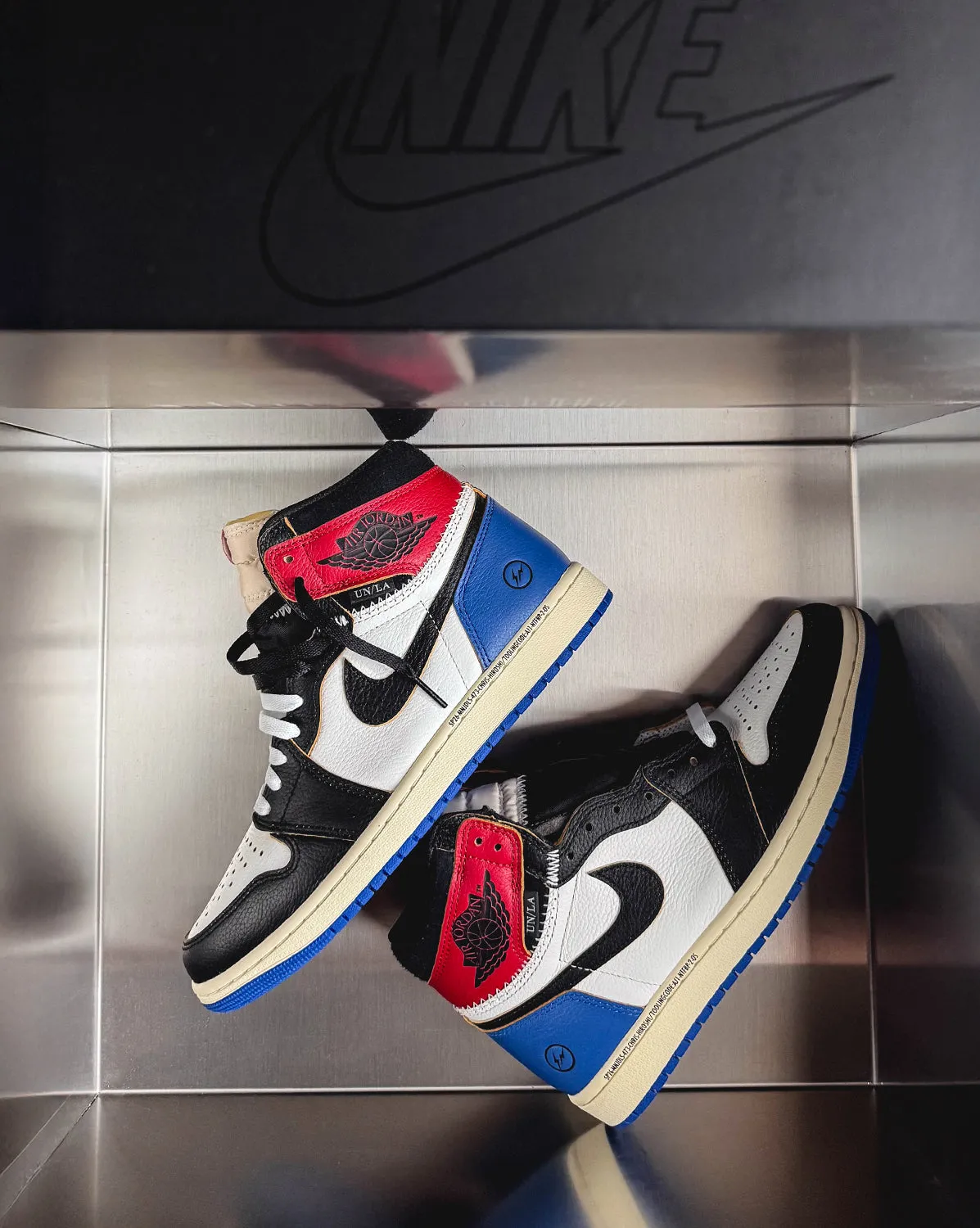 Nike x Fragment x Union LA Air Jordan 1 Retro High OG SP sold by Asphalt Gold product image thumbnail 5