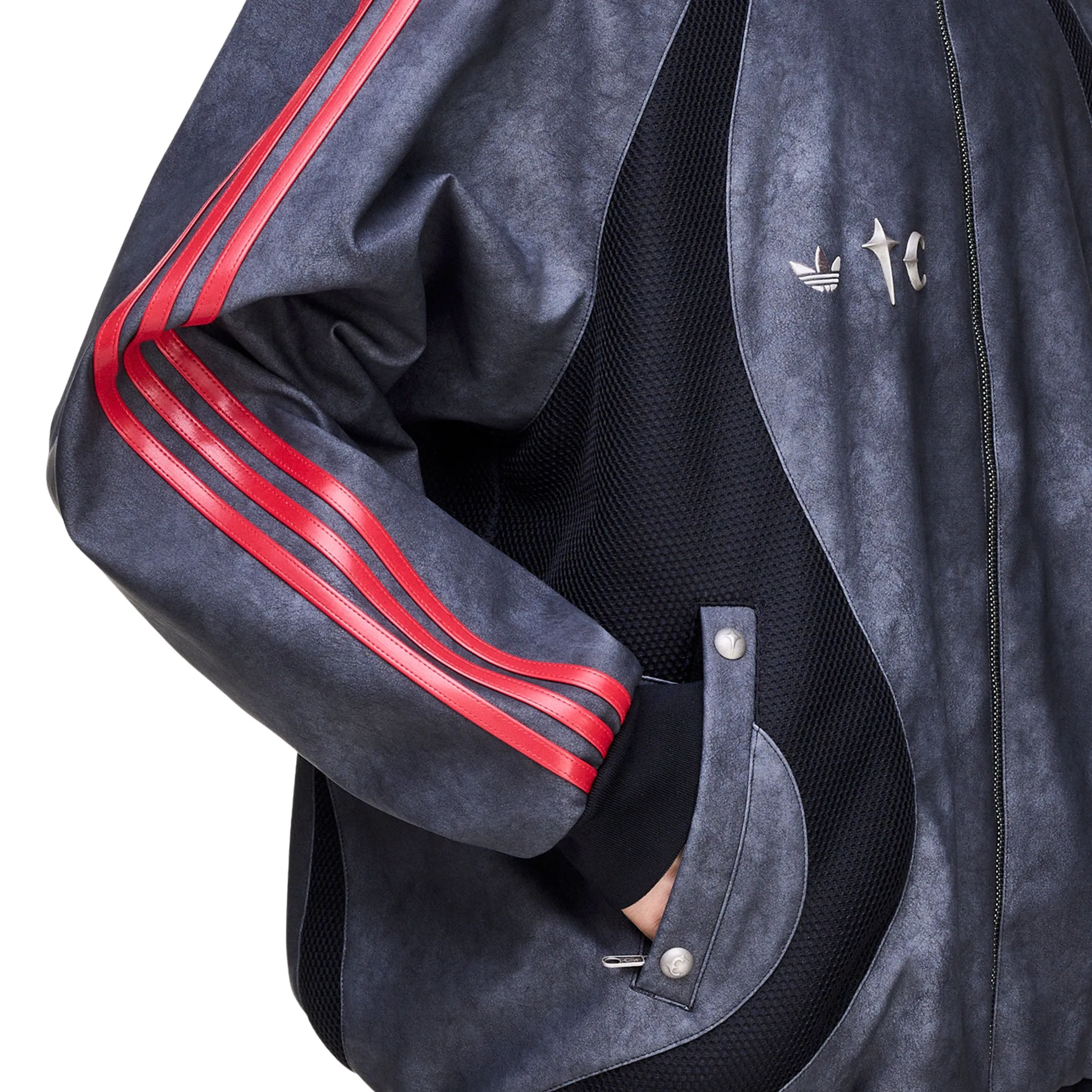 Adidas x Thug Club Teamgeist Faux Leather Jacket sold by Asphalt Gold product image thumbnail 3