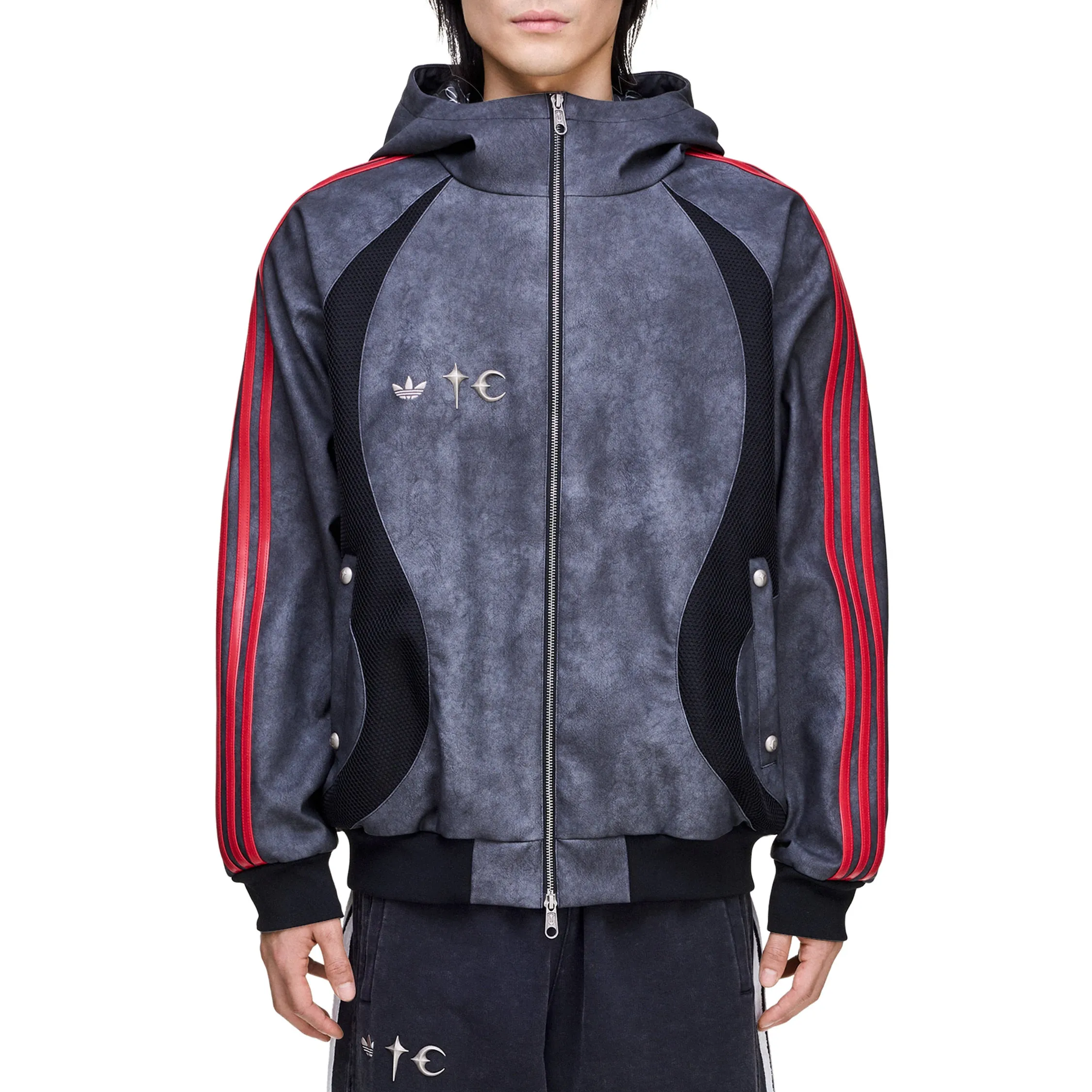 Adidas x Thug Club Teamgeist Faux Leather Jacket sold by Asphalt Gold product image thumbnail 4