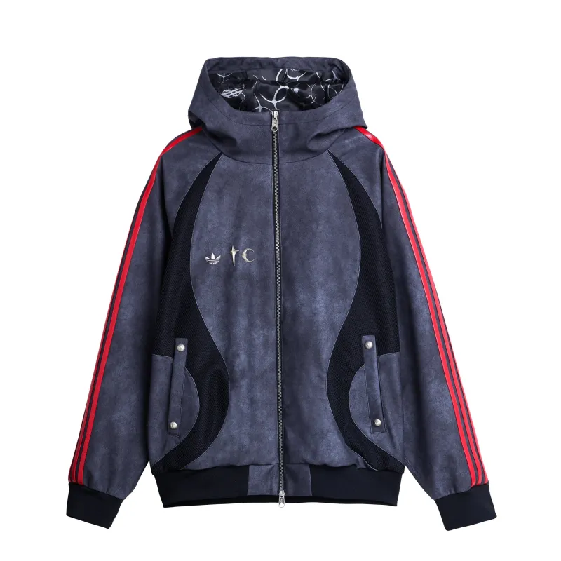 Adidas x Thug Club Teamgeist Faux Leather Jacket sold by Asphalt Gold