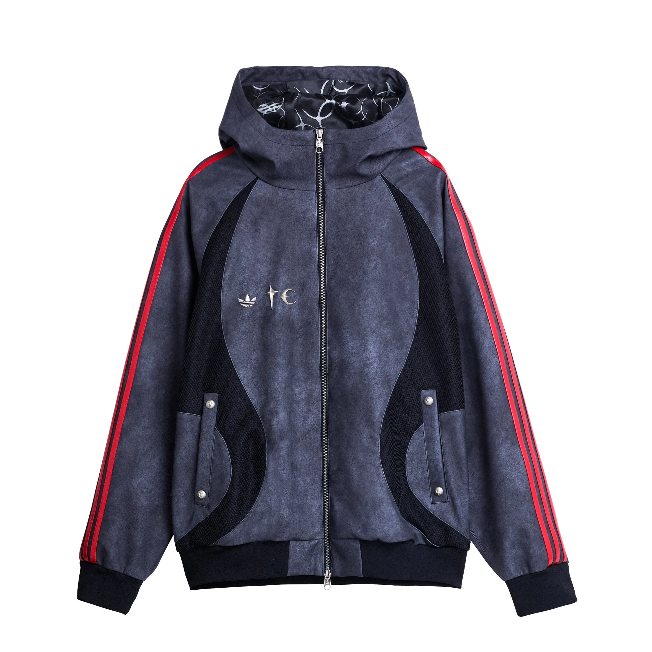 Adidas x Thug Club Teamgeist Faux Leather Jacket sold by Asphalt Gold