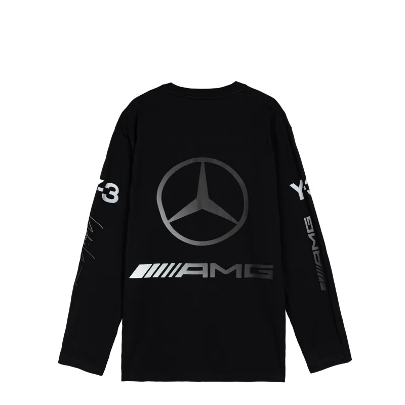 Adidas Y-3 x Mercedes-AMG PETRONAS F1 Team Chaos Logo Long Sleeve Tee made by Asphalt Gold