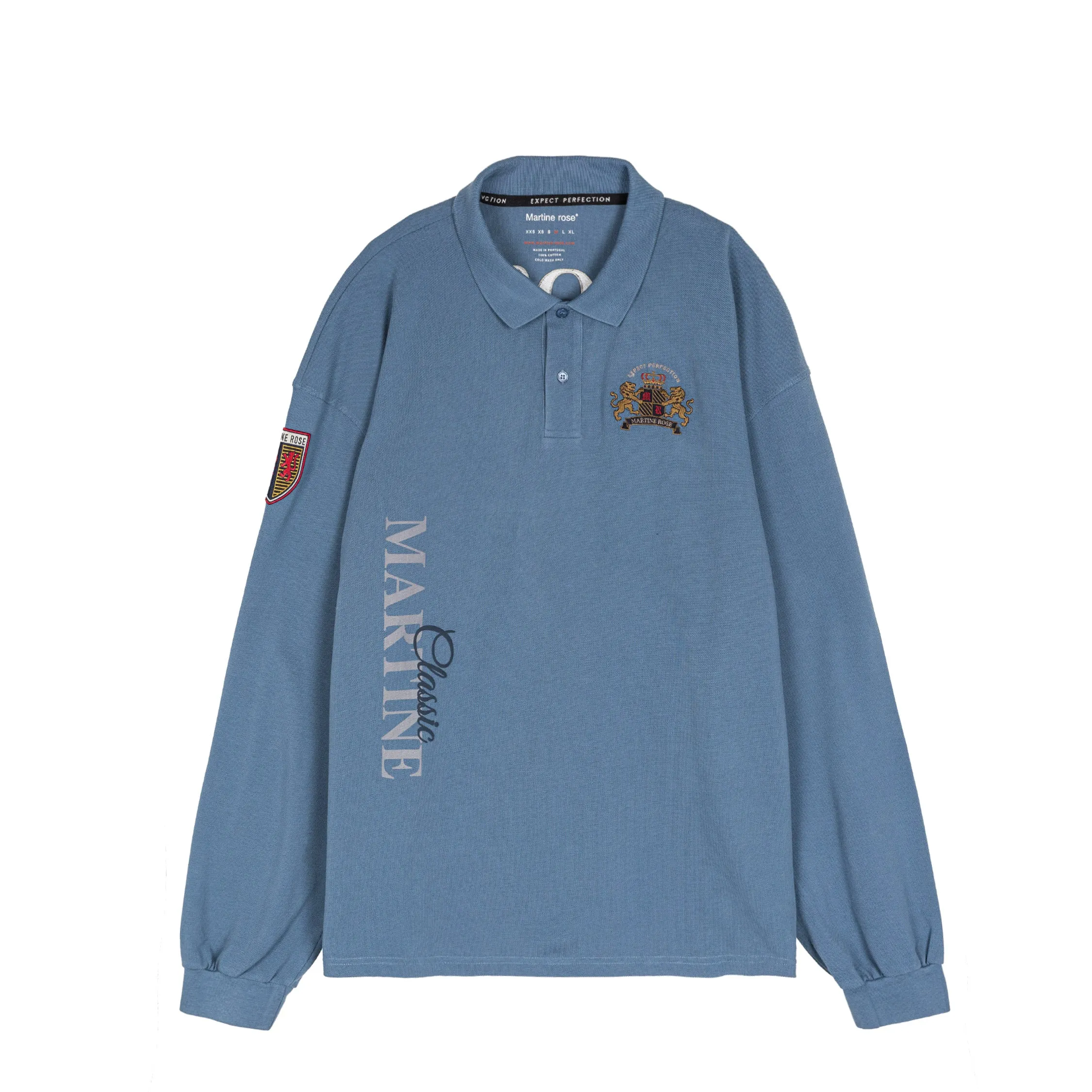 Martine Rose Longsleeve Polo sold by Asphalt Gold