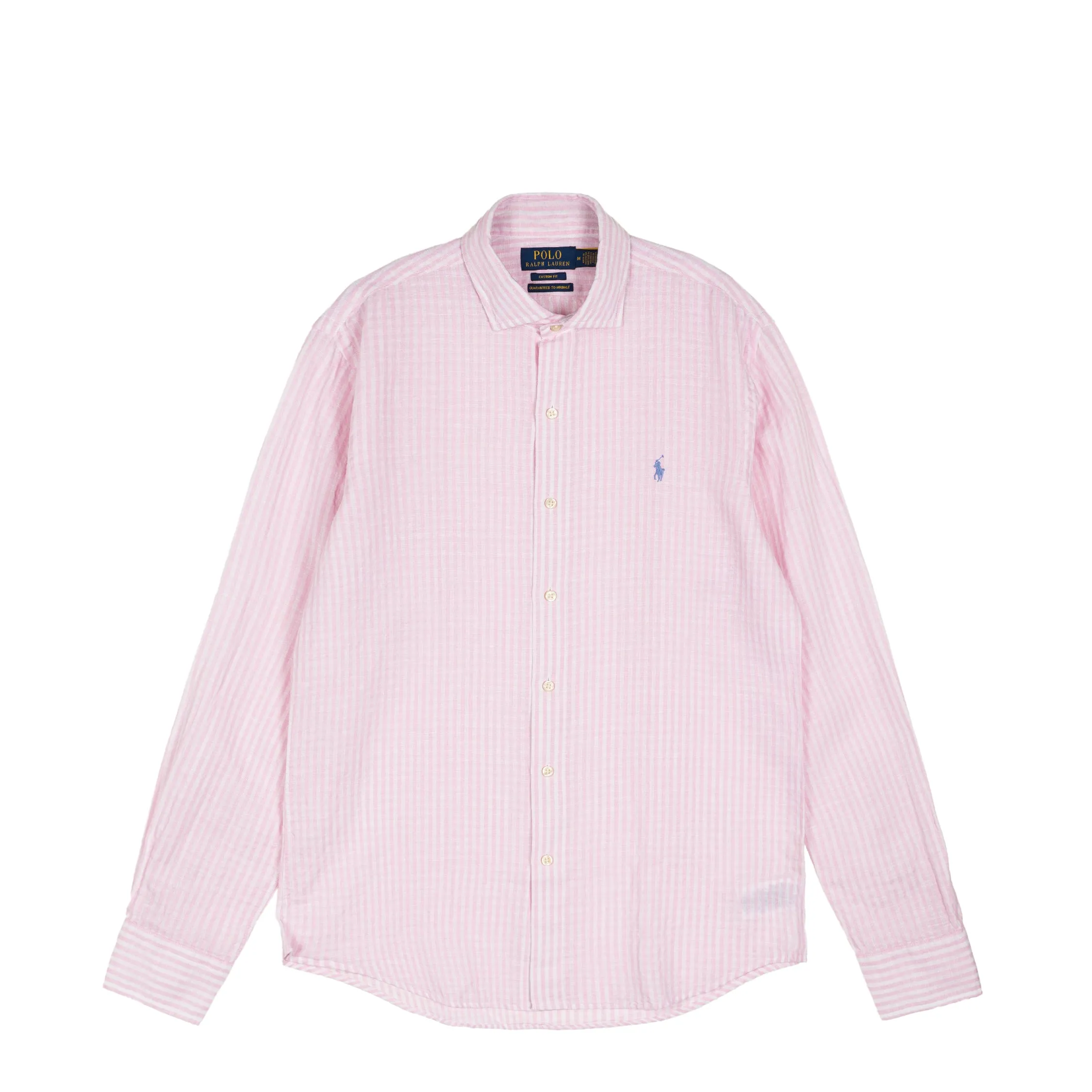 Polo Ralph Lauren Custom Fit Striped Seersucker Linen Shirt sold by Asphalt Gold