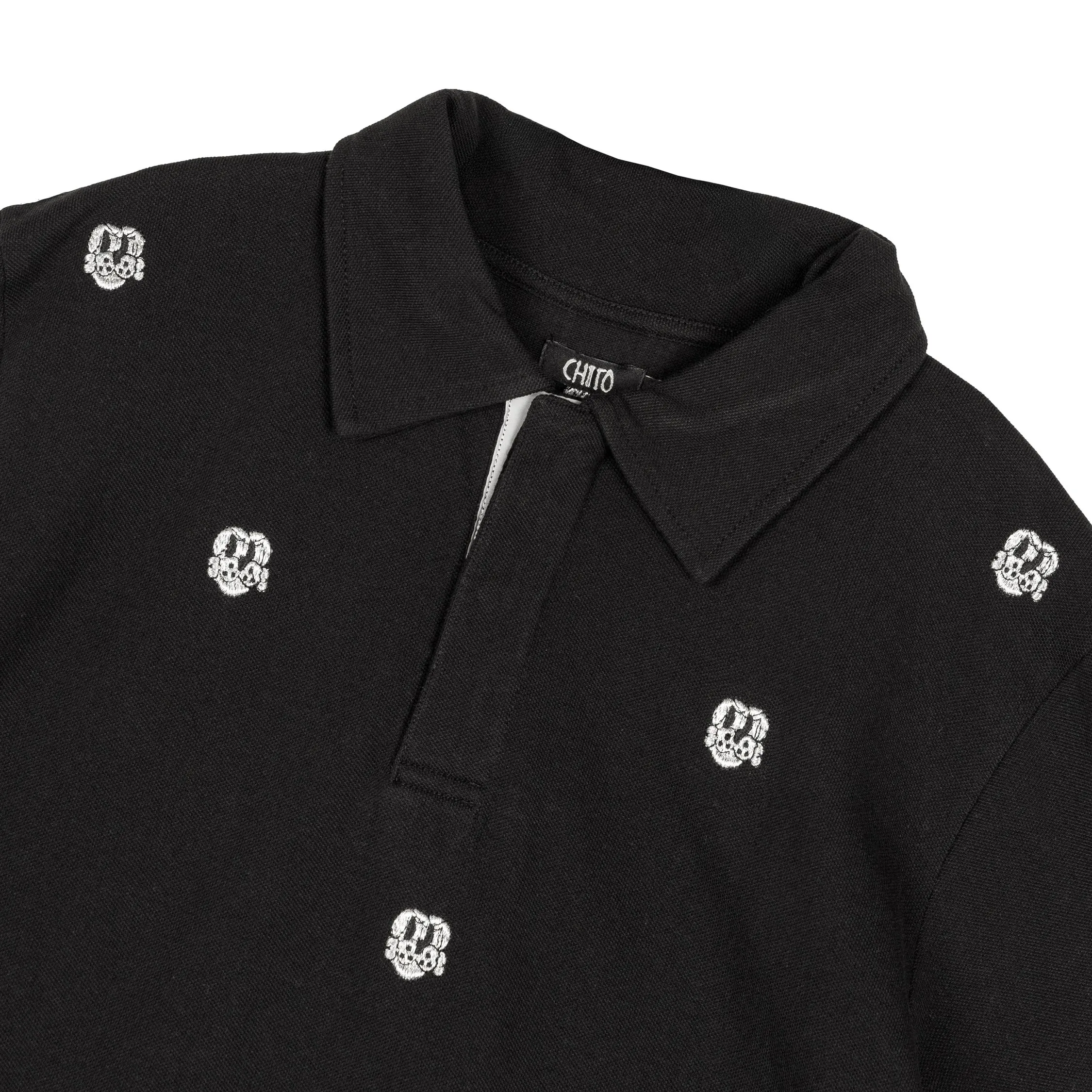 CHITO International Allover Finesse Embroidered Polo sold by Asphalt Gold product image thumbnail 2