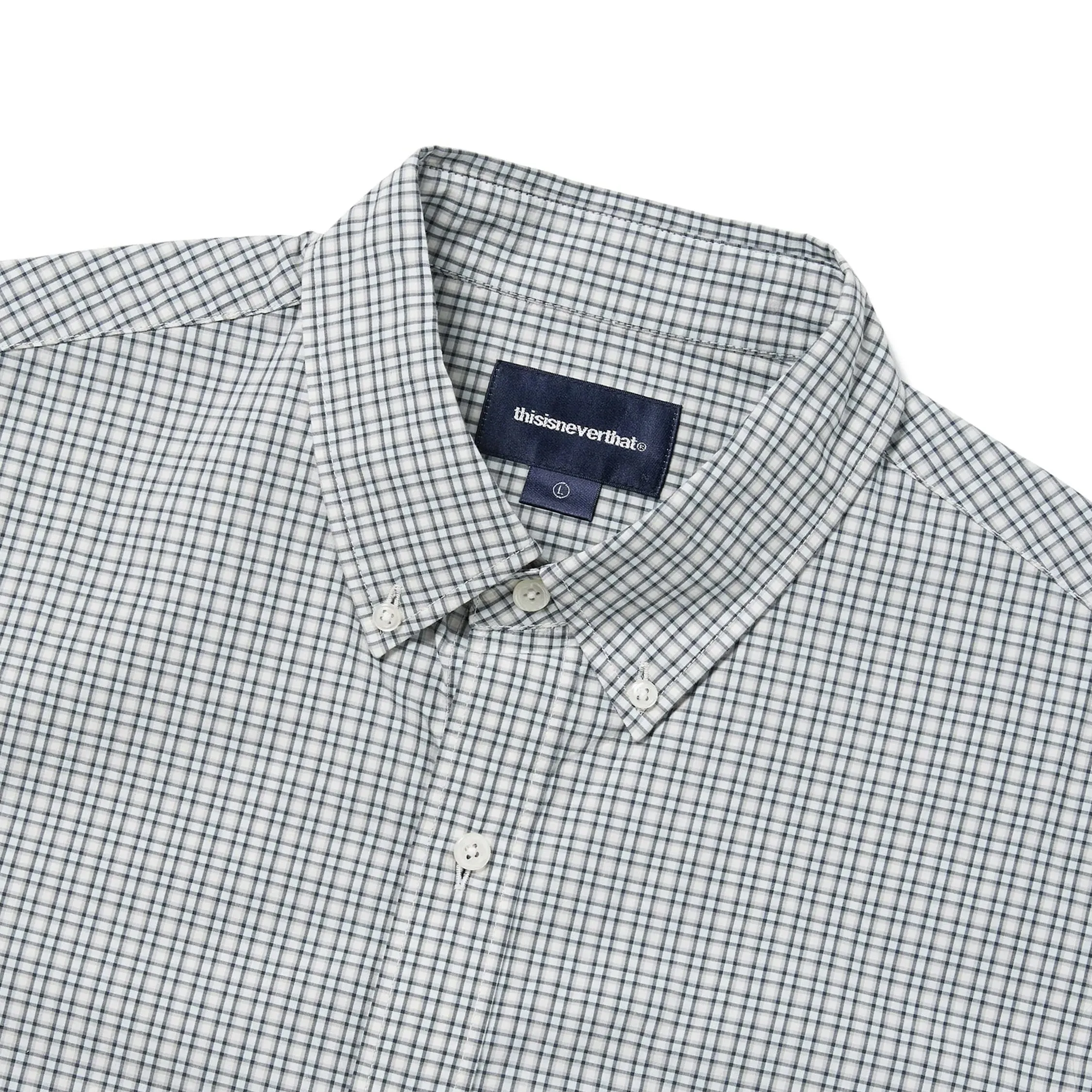 thisisneverthat Lightweight Plaid Shirt sold by Asphalt Gold product image thumbnail 3