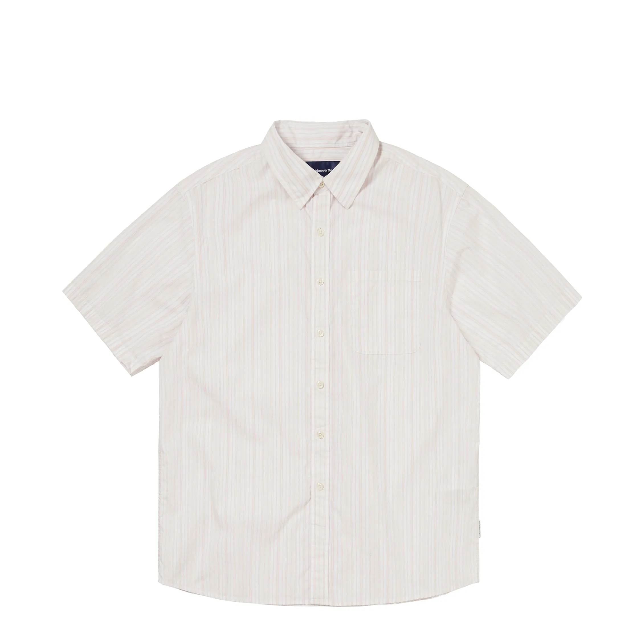 thisisneverthat Striped Short Sleeve Shirt sold by Asphalt Gold