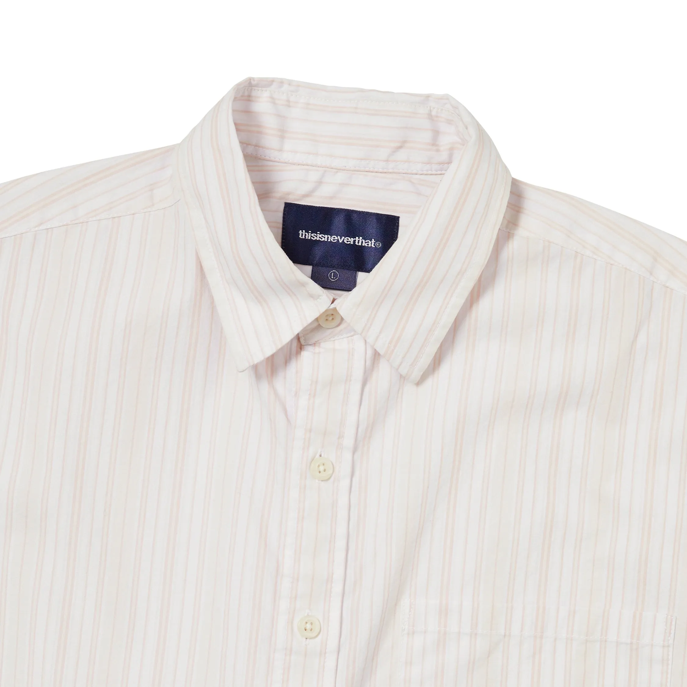 thisisneverthat Striped Short Sleeve Shirt sold by Asphalt Gold product image thumbnail 3