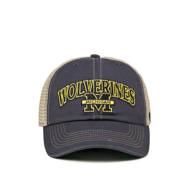 47 Michigan Wolverines Tuscaloosa *Clean Up* Vintage Trucker Cap made by 47