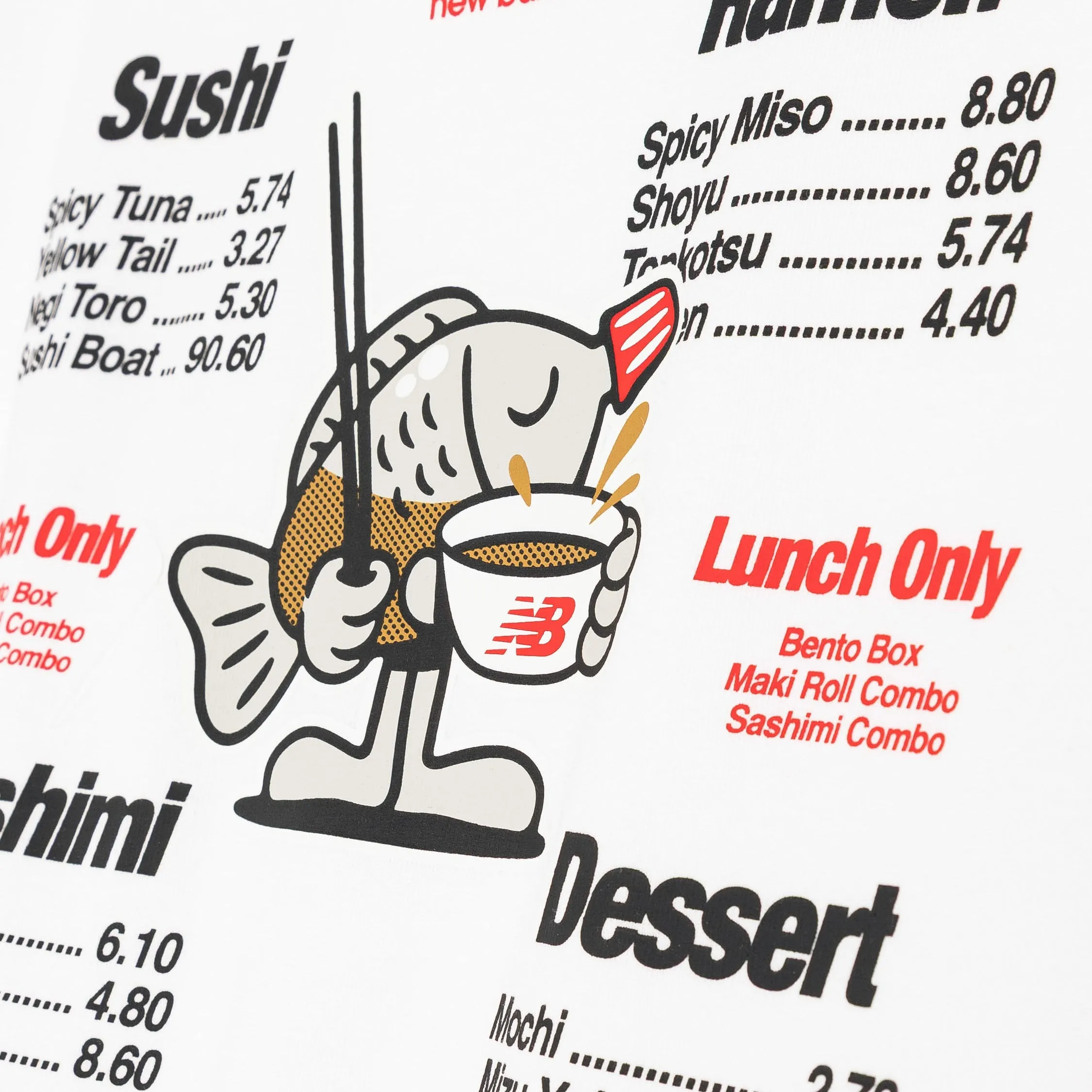 New Balance Ramen T-Shirt sold by Asphalt Gold product image thumbnail 4