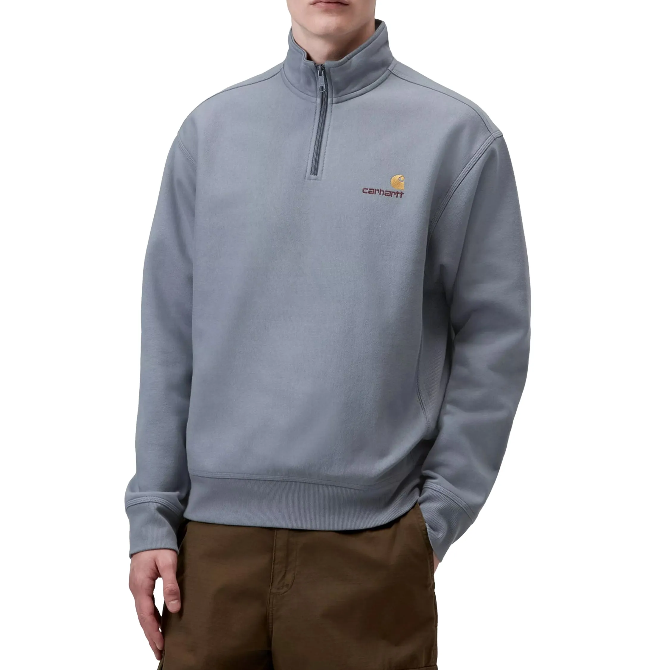 Carhartt WIP Half Zip American Script Sweat sold by Asphalt Gold product image thumbnail 3
