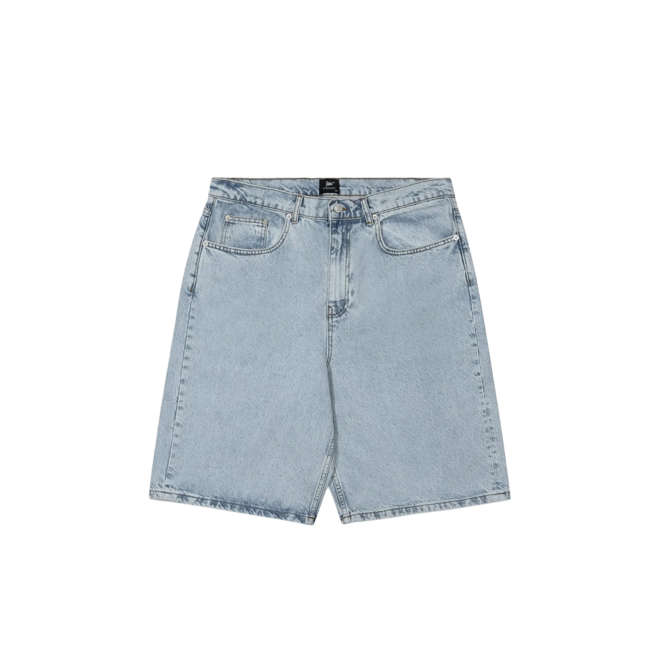 Patta Light Wash Denim Shorts sold by Asphalt Gold product image thumbnail 2