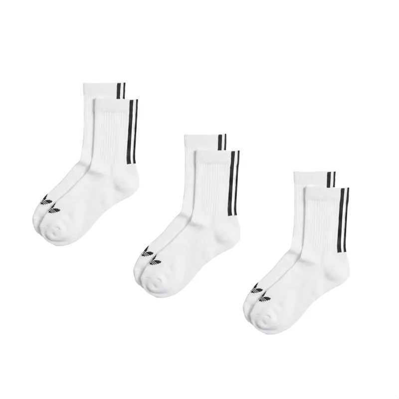 Adidas	Quarter 3 Back Stripes Socks 3 Pairs made by Adidas