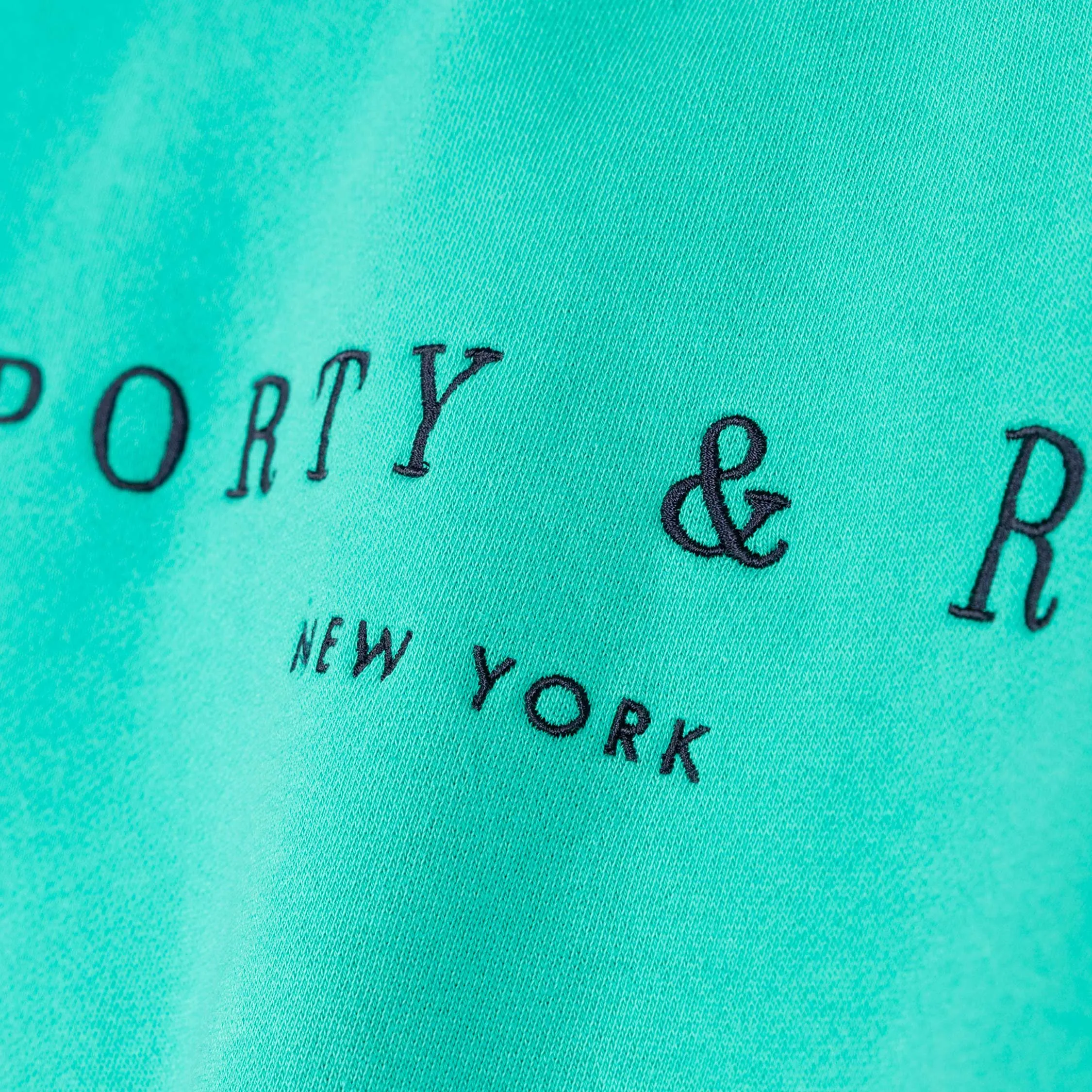 Sporty & Rich Title Embroidered Crewneck sold by Asphalt Gold product image thumbnail 3