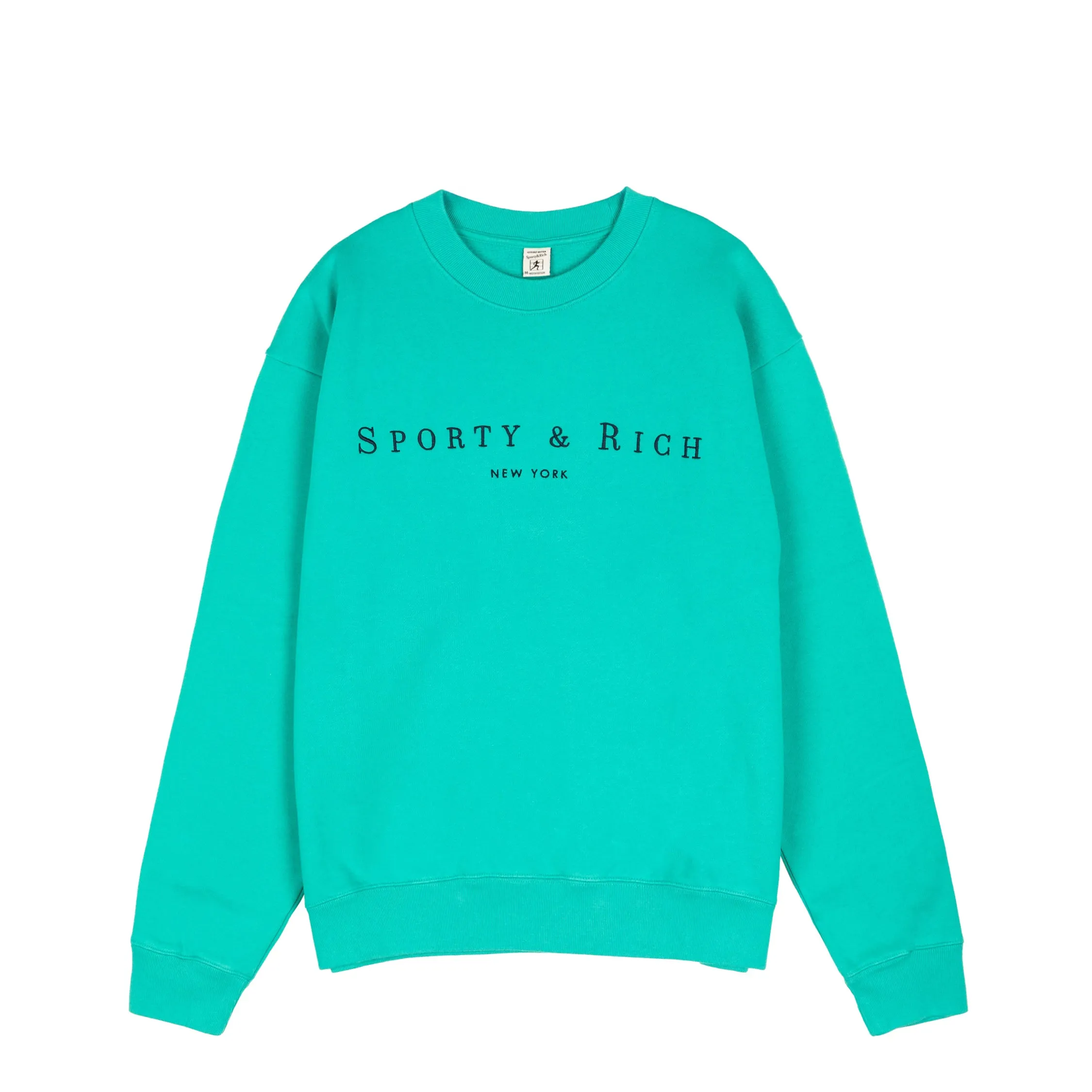 Sporty & Rich Title Embroidered Crewneck sold by Asphalt Gold