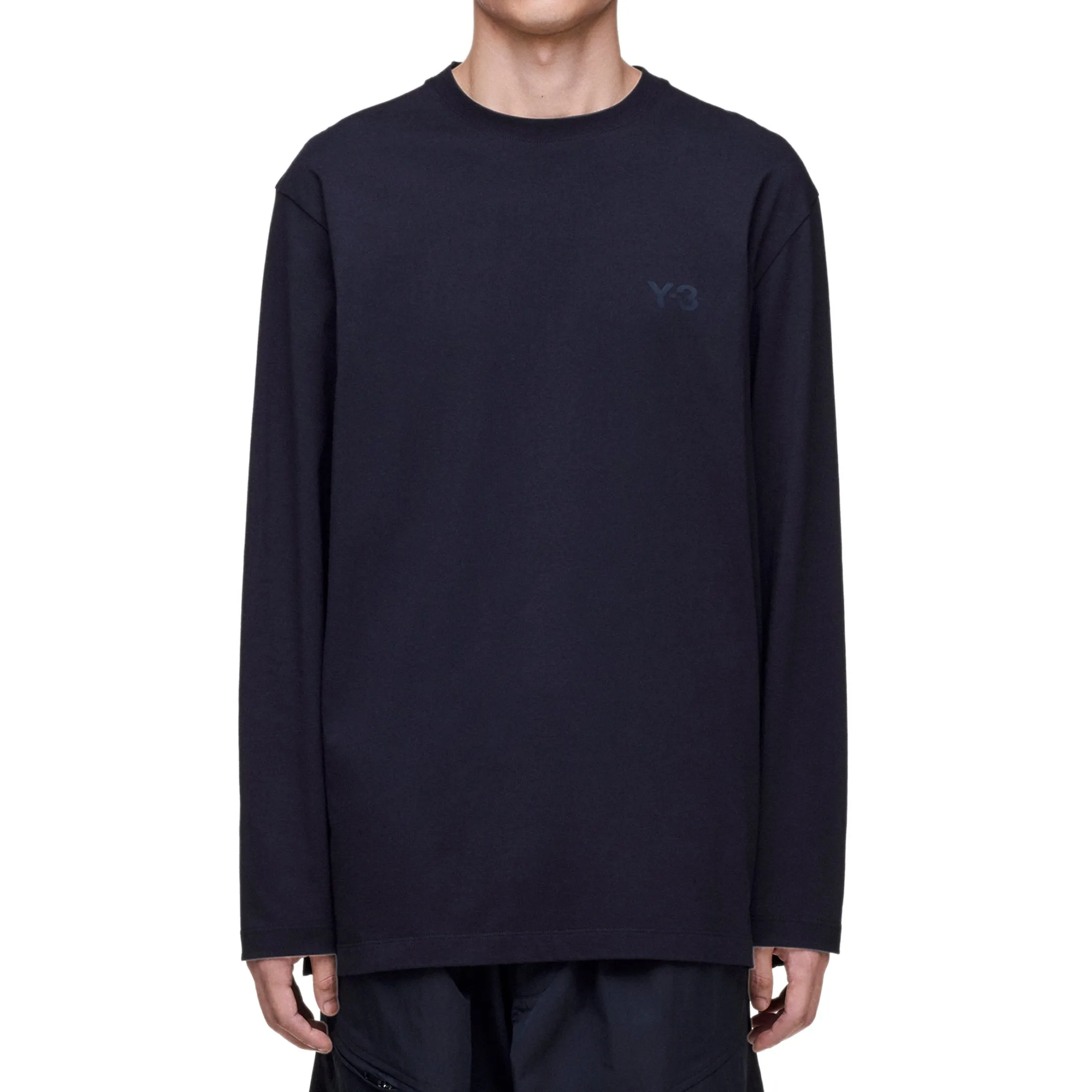 Adidas Y-3 Logo Longsleeve Tee sold by Asphalt Gold product image thumbnail 3