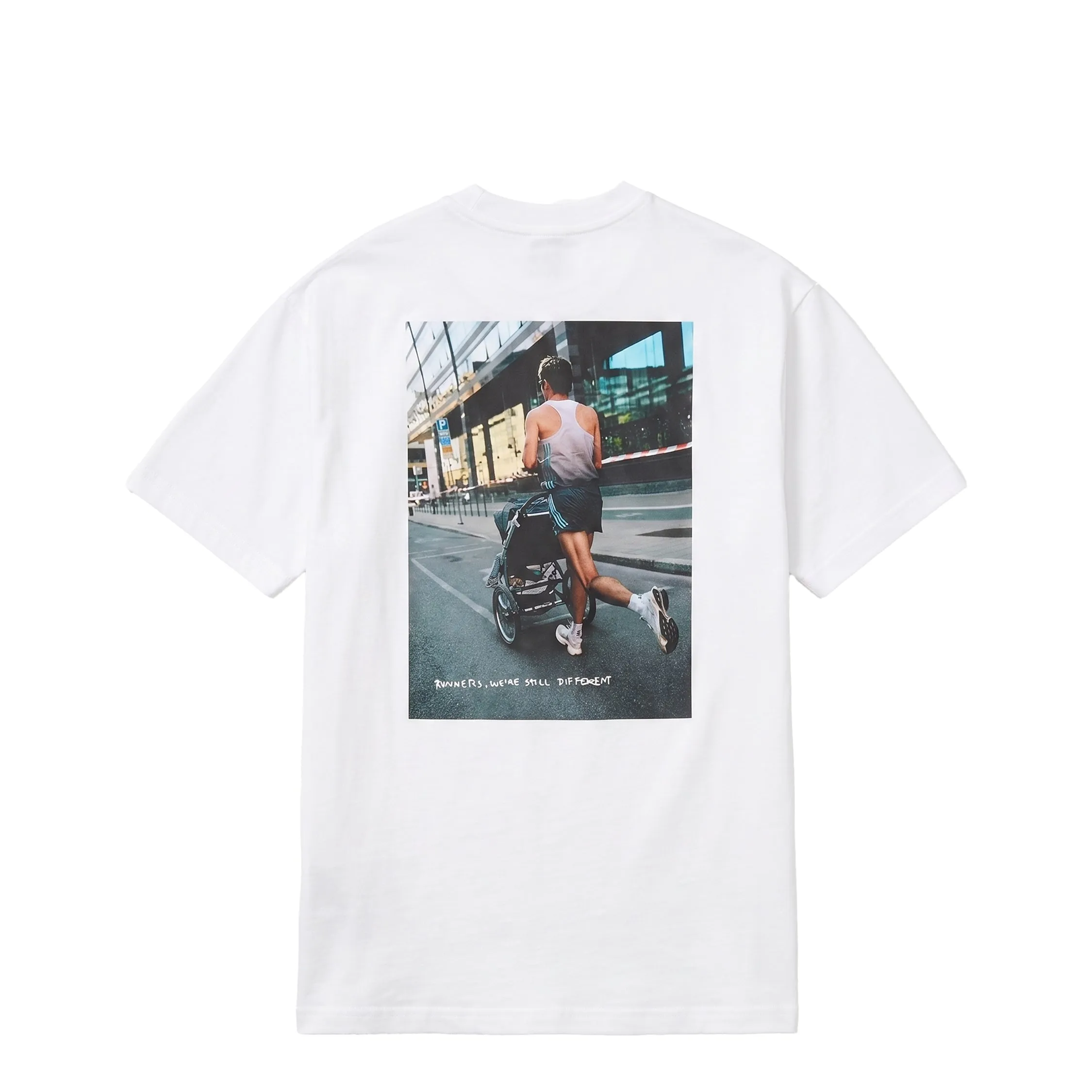 Adidas Runners We Are Different Grafik T-Shirt sold by Asphalt Gold