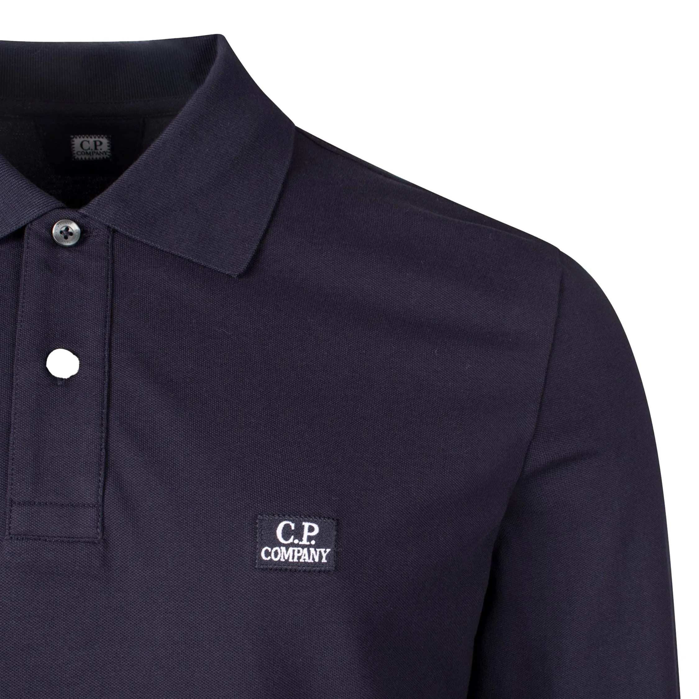 C.P. Company Stretch Piquet Long Sleeve Half Zip Polo sold by Asphalt Gold product image thumbnail 3