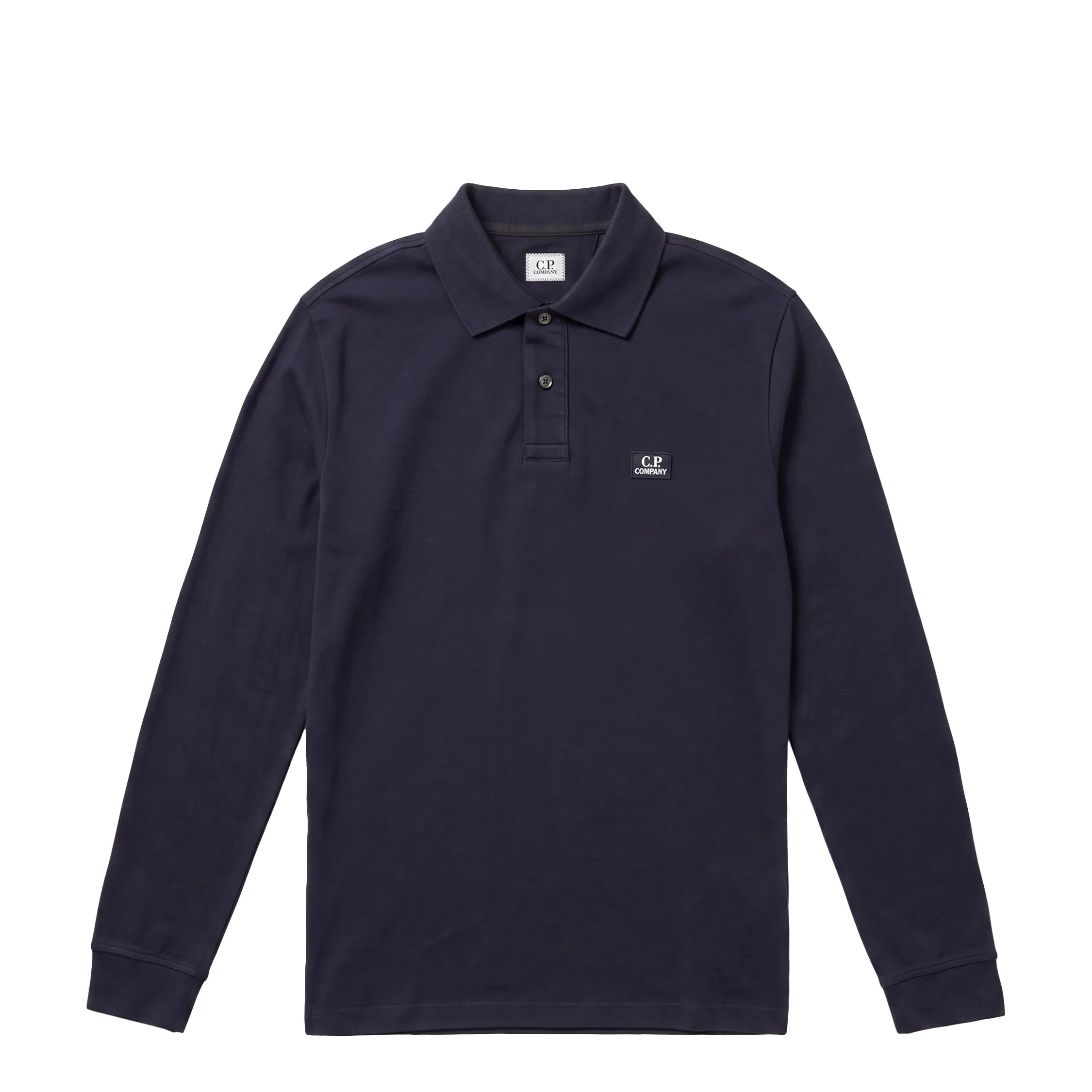 C.P. Company Stretch Piquet Long Sleeve Half Zip Polo sold by Asphalt Gold