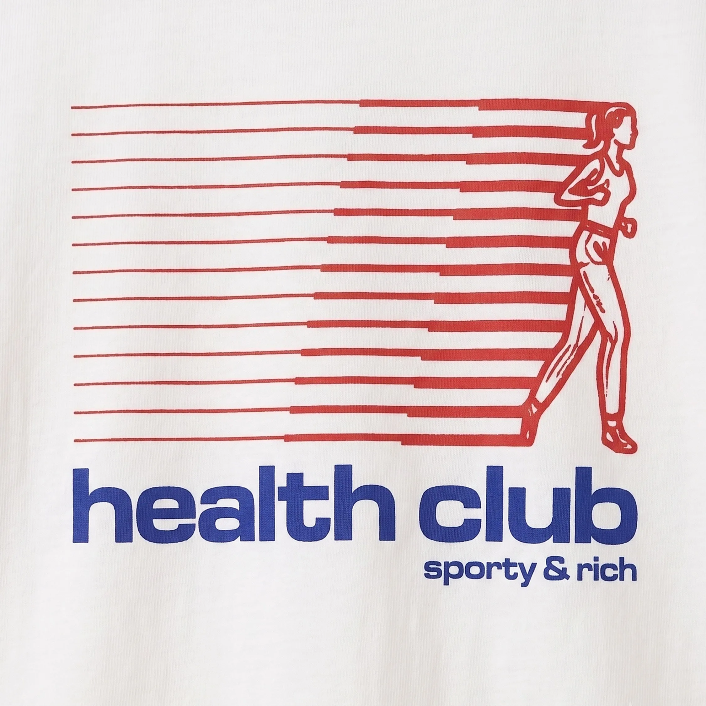 Sporty & Rich Bold Health Soft Ringer Tee sold by Asphalt Gold product image thumbnail 4