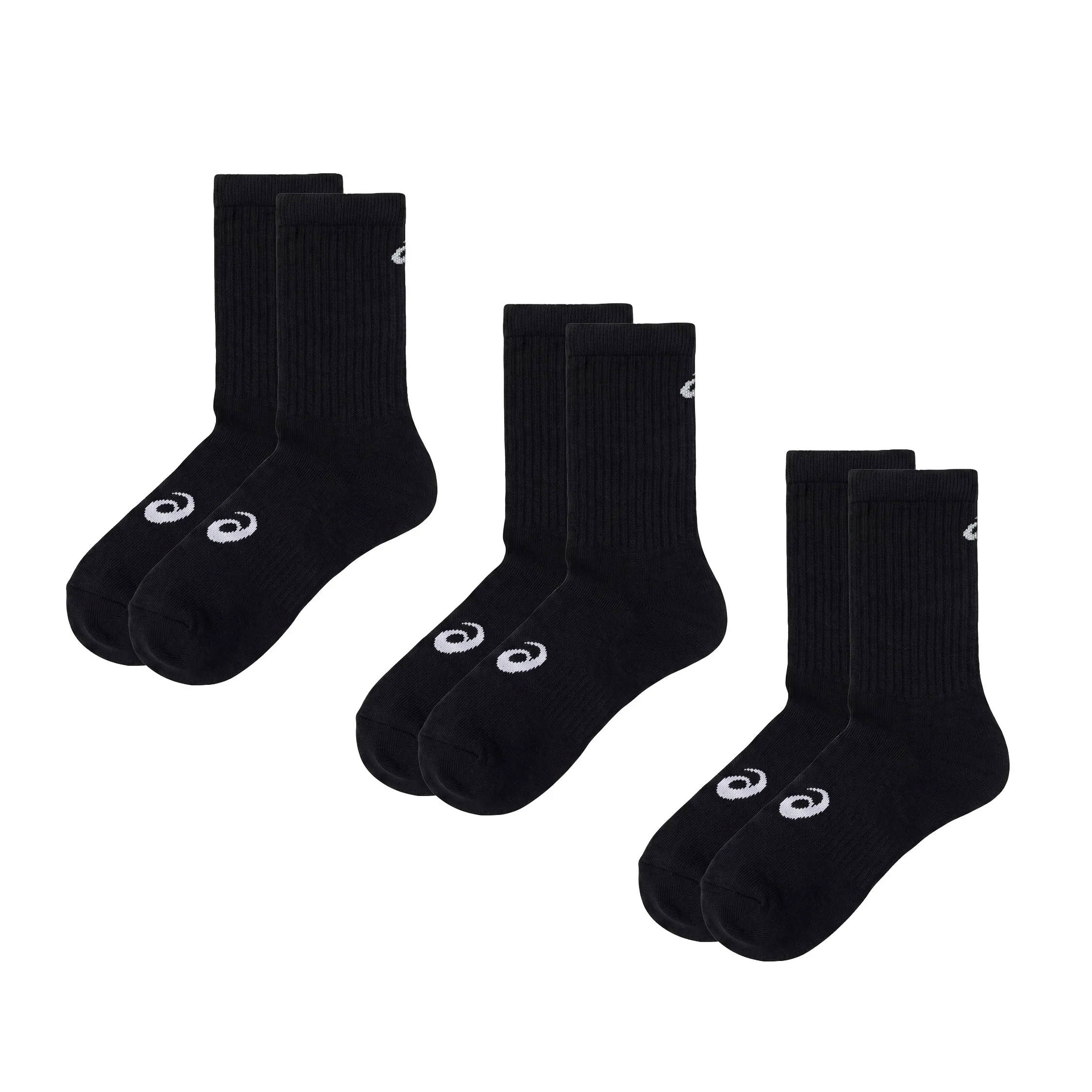 Asics AEG 3 Pack Crew Sock sold by Asphalt Gold