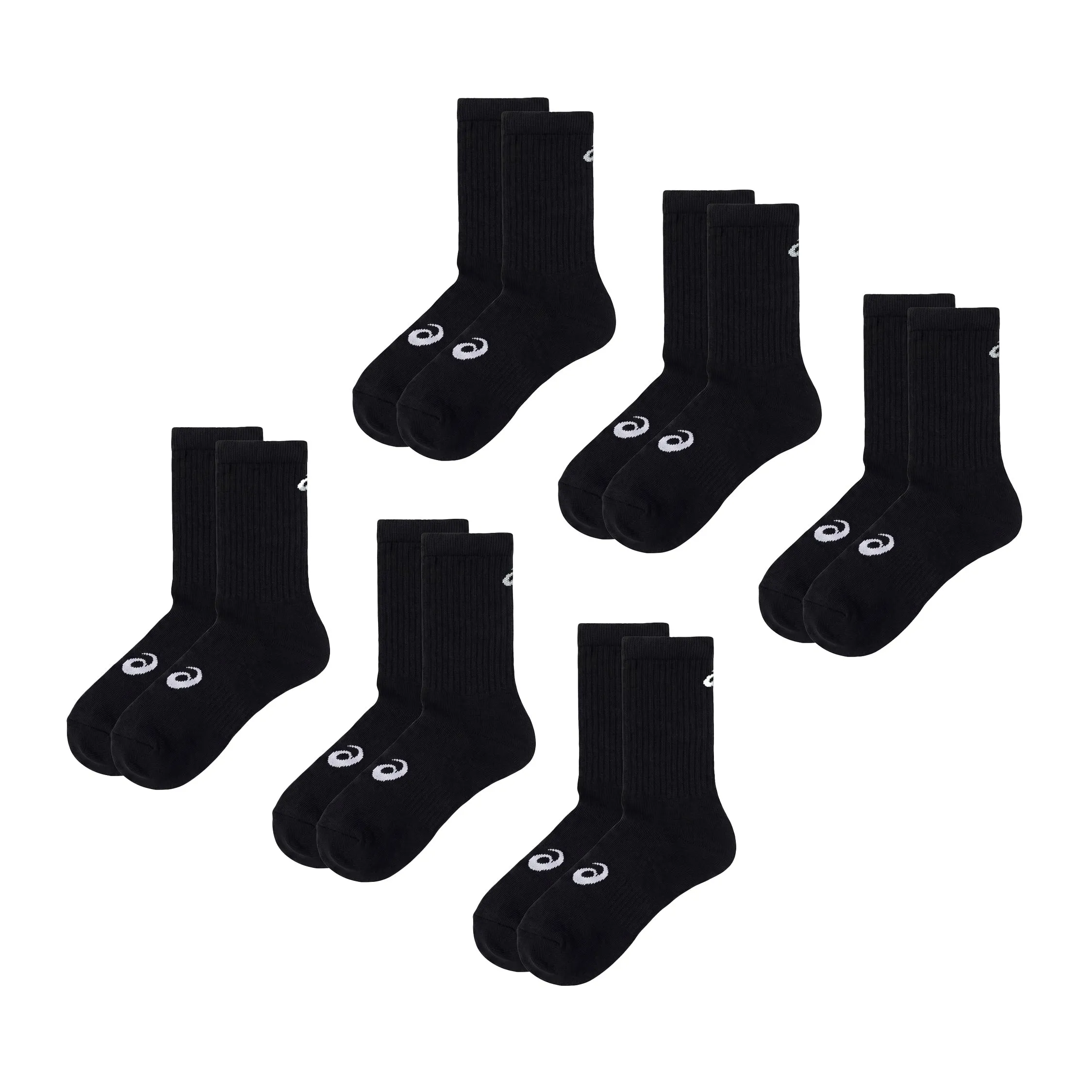 Asics AEG 6 Pack Crew Sock sold by Asphalt Gold