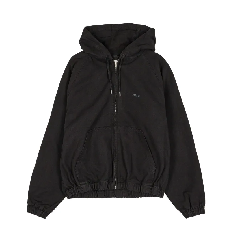 Arte Antwerp Canvas Hooded Jacket made by Asphalt Gold