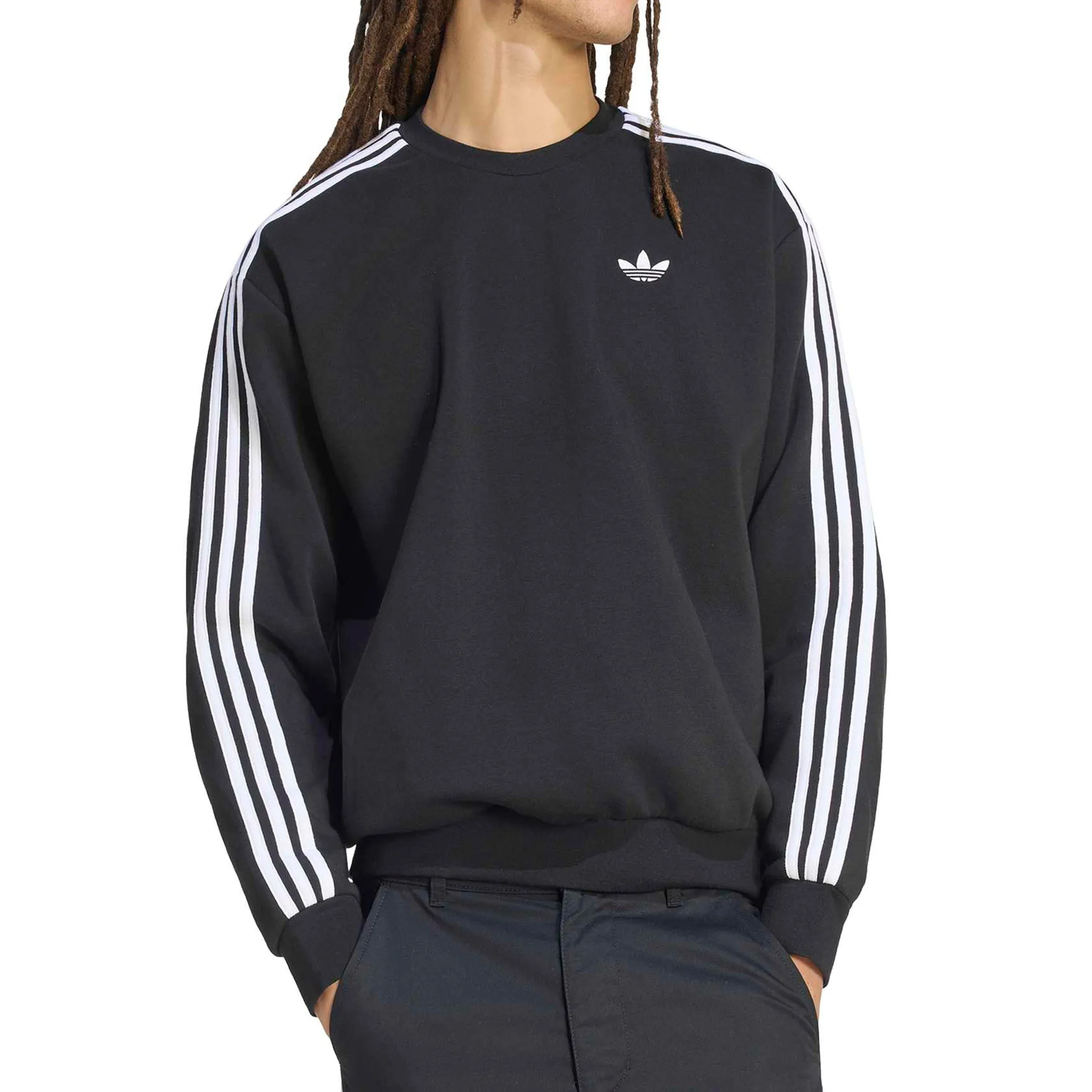 Adidas 3-Stripes Oversized Crewneck sold by Asphalt Gold product image thumbnail 2