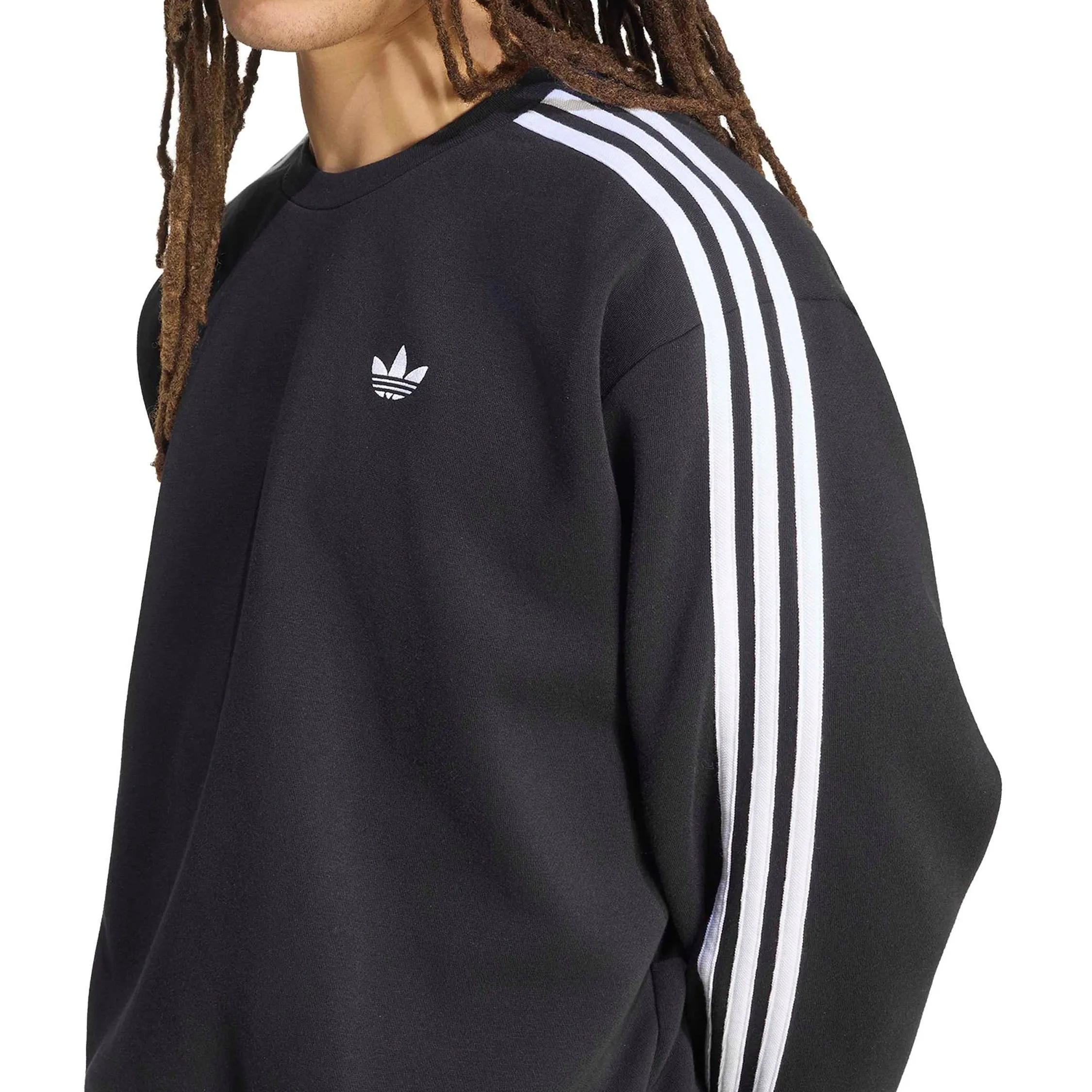 Adidas 3-Stripes Oversized Crewneck sold by Asphalt Gold product image thumbnail 4