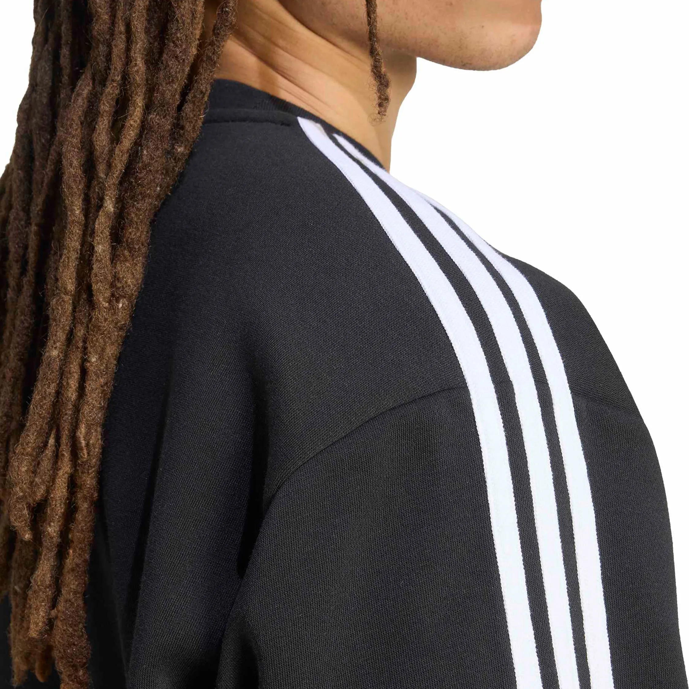 Adidas 3-Stripes Oversized Crewneck sold by Asphalt Gold product image thumbnail 5