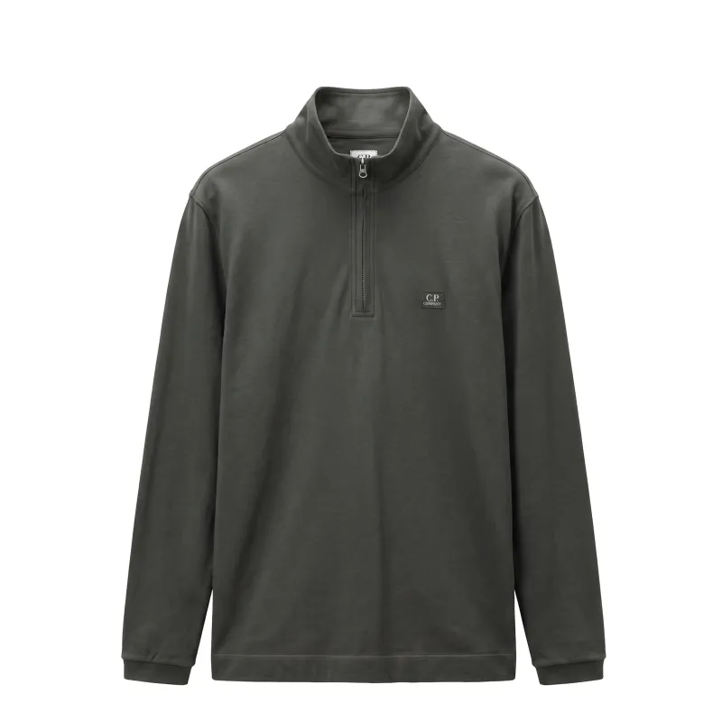 C.P. Company Stretch Piquet Long Sleeve Half Zip Polo made by C.P. Company