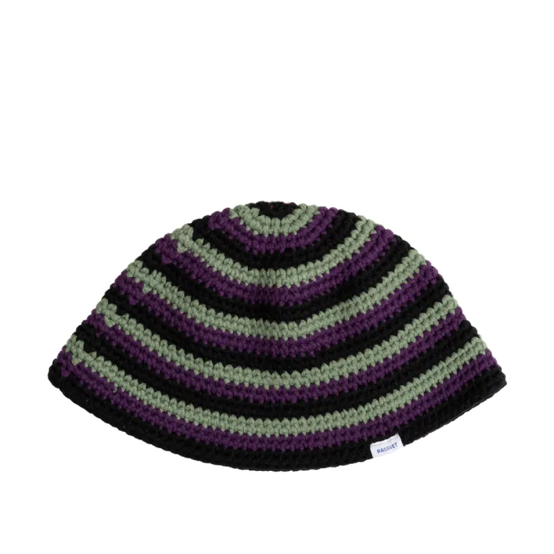 Rassvet Striped Knitted Bucket Hat sold by Asphalt Gold