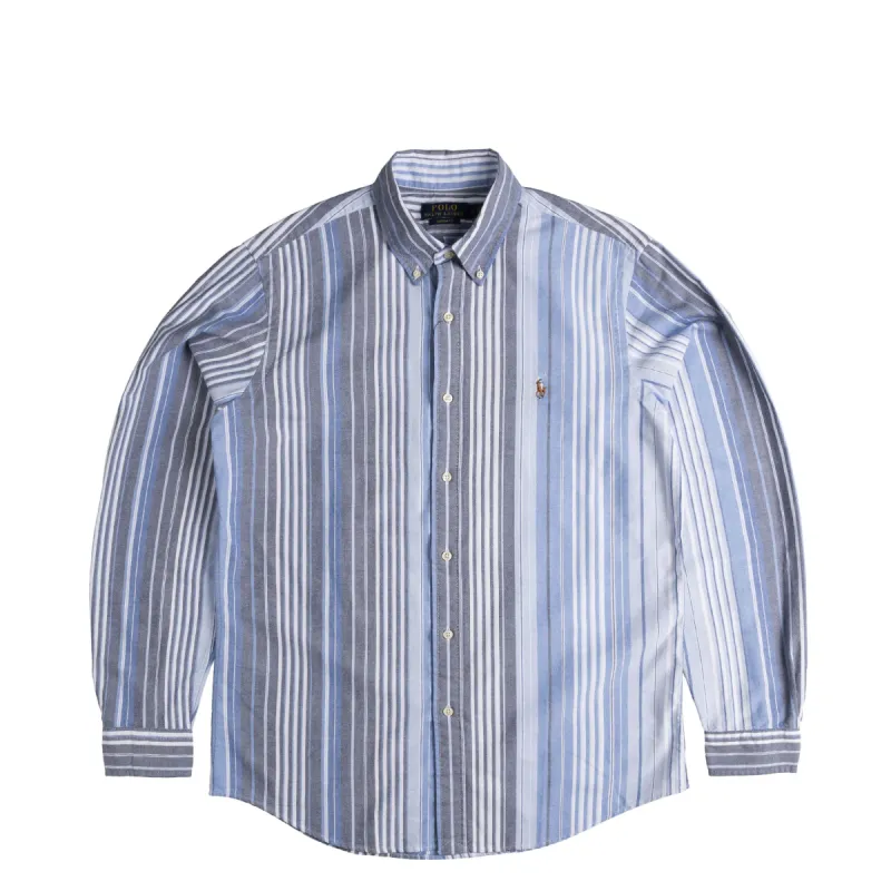 Polo Ralph Lauren Custom Fit Striped Oxford Shirt sold by Asphalt Gold