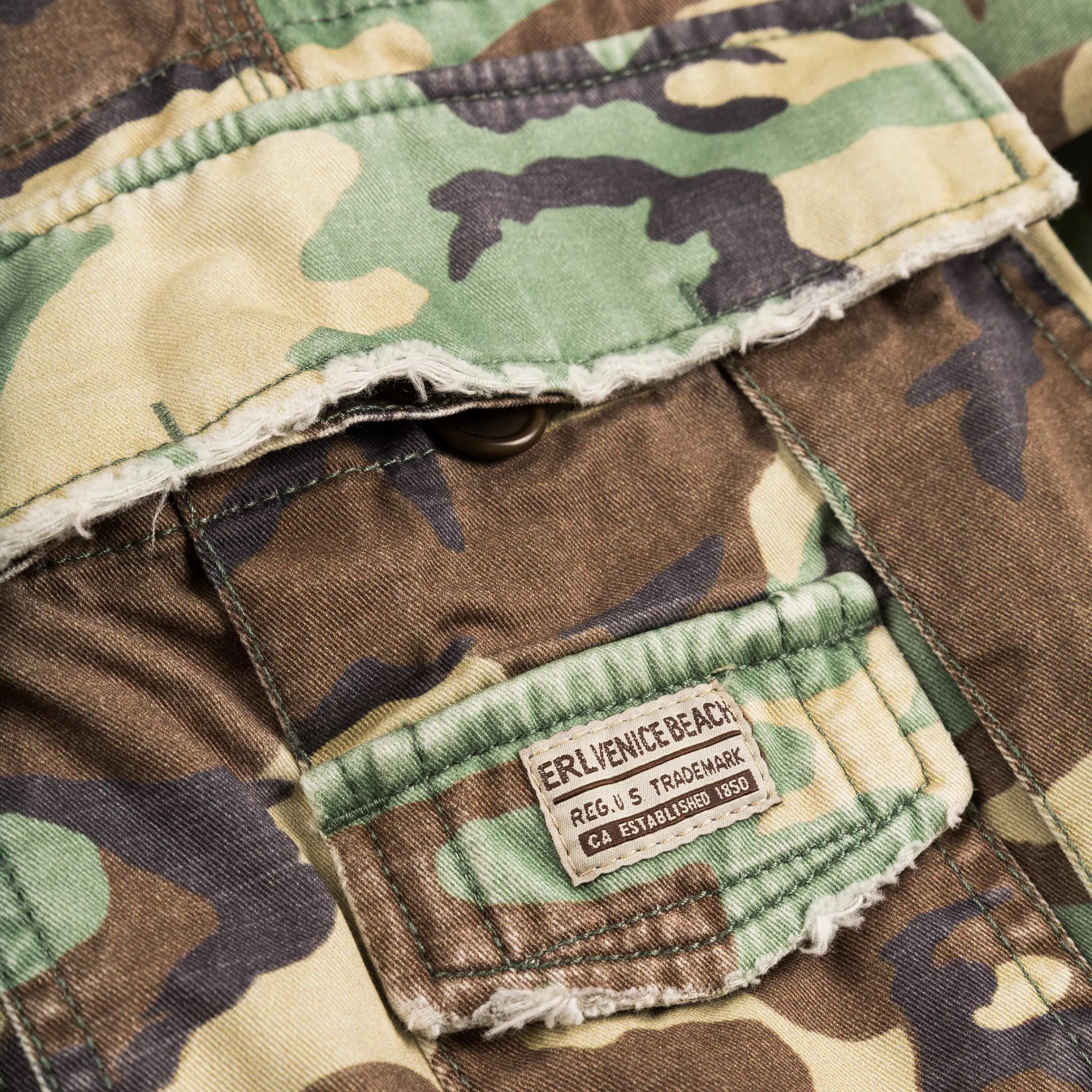 ERL Camo Cargo Pants sold by Asphalt Gold product image thumbnail 4
